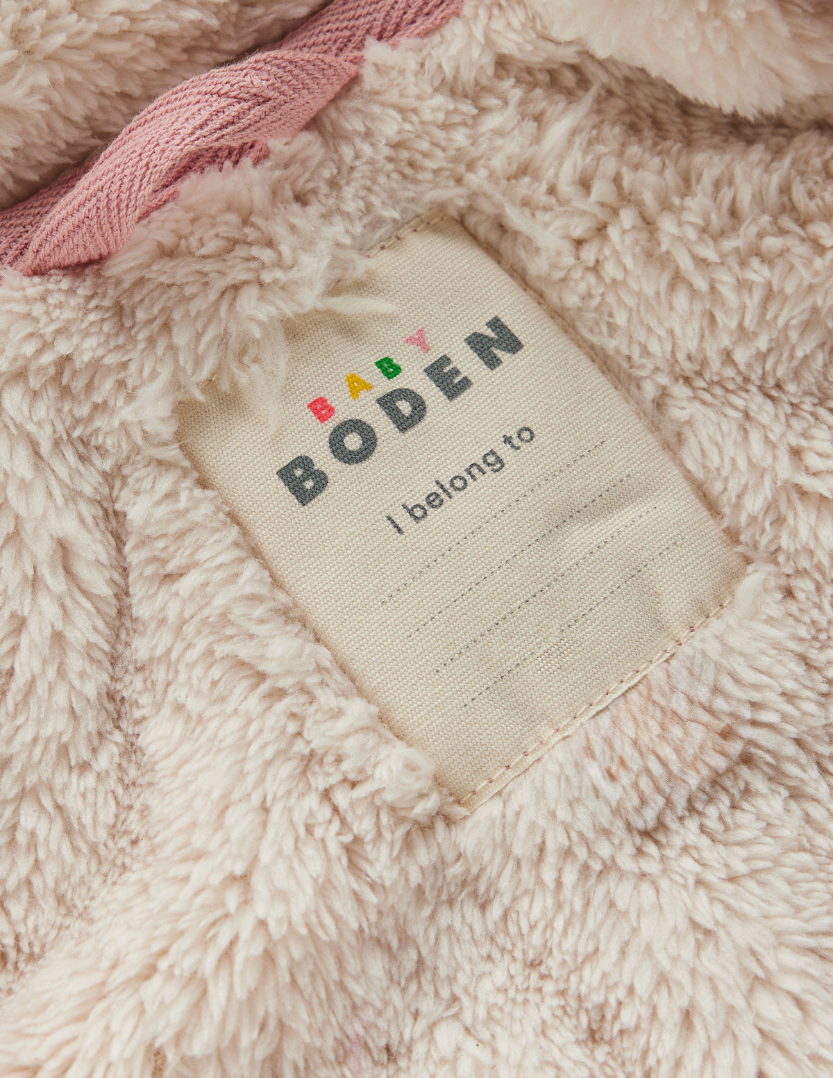 Cosy Lined Puffer Jacket-Pink Spaced Floral - Image 5