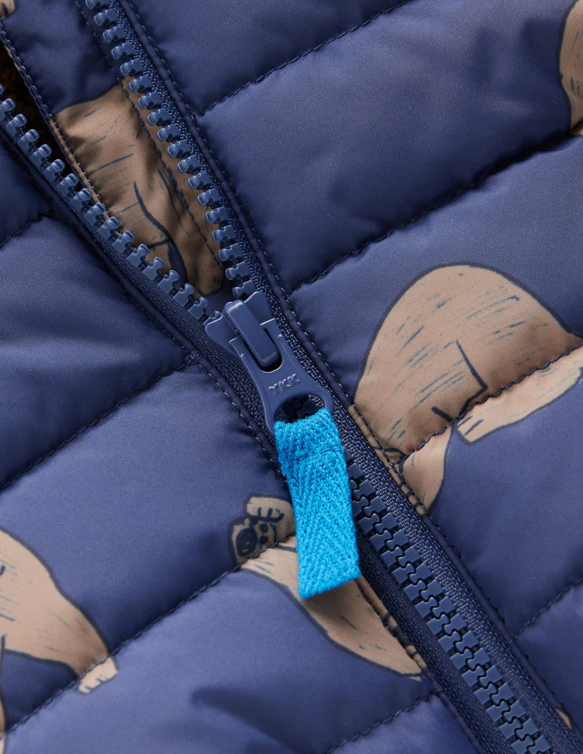 Cosy Lined Puffer Jacket-Navy Baby Bears - Image 3