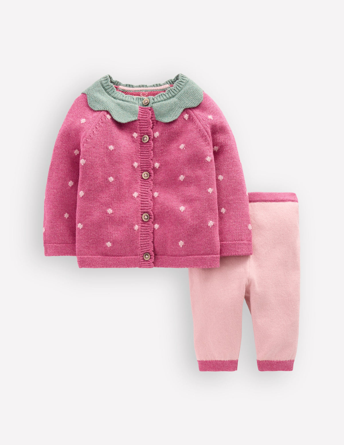 Novelty Knitted Play Set-Raspberry - Image 1