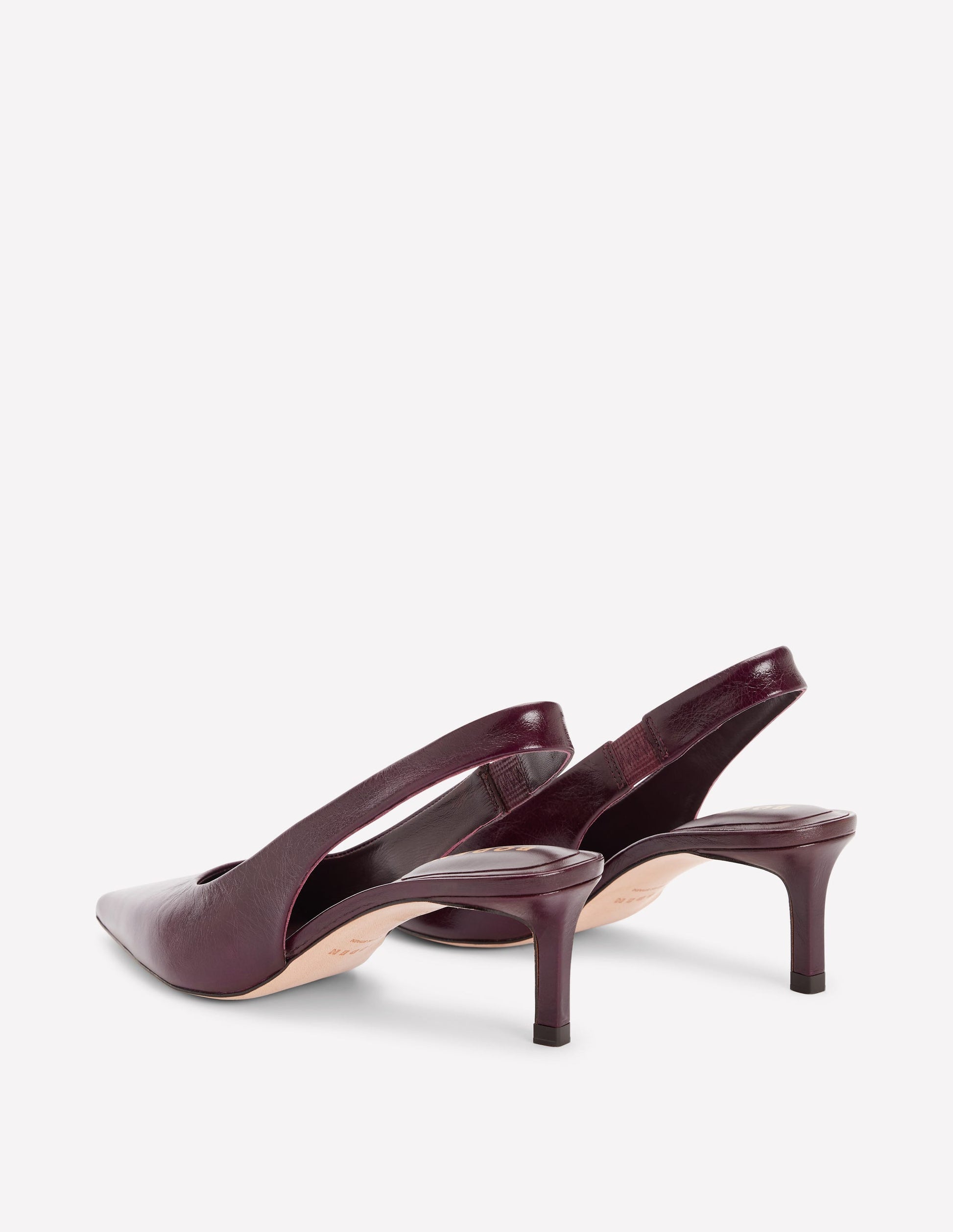Hope Slingback Kitten Heels-Wine-6