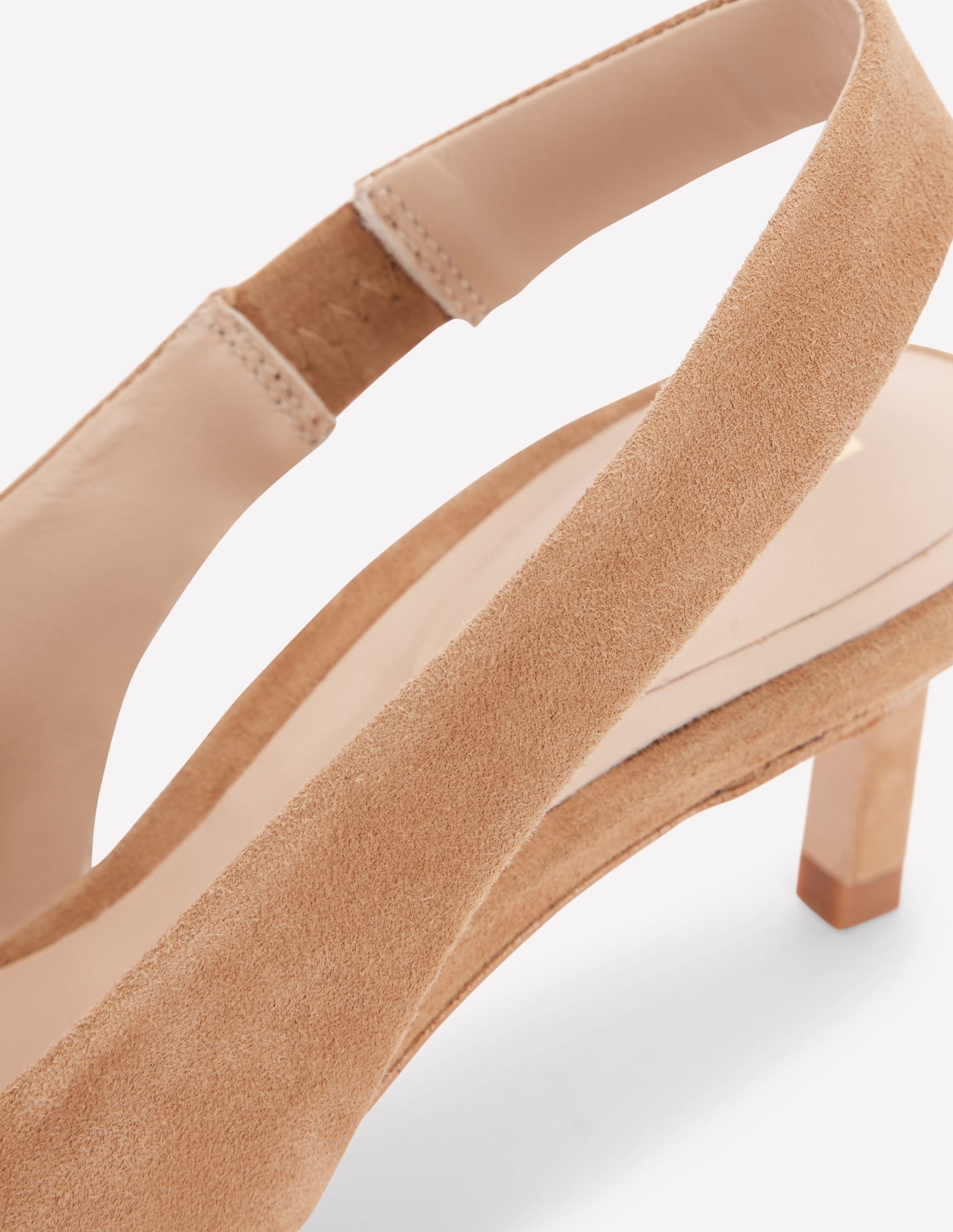 Hope Slingback Kitten Heels-Macchiato Suede-5