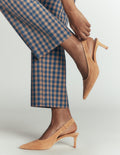 Hope Slingback Kitten Heels-Macchiato Suede