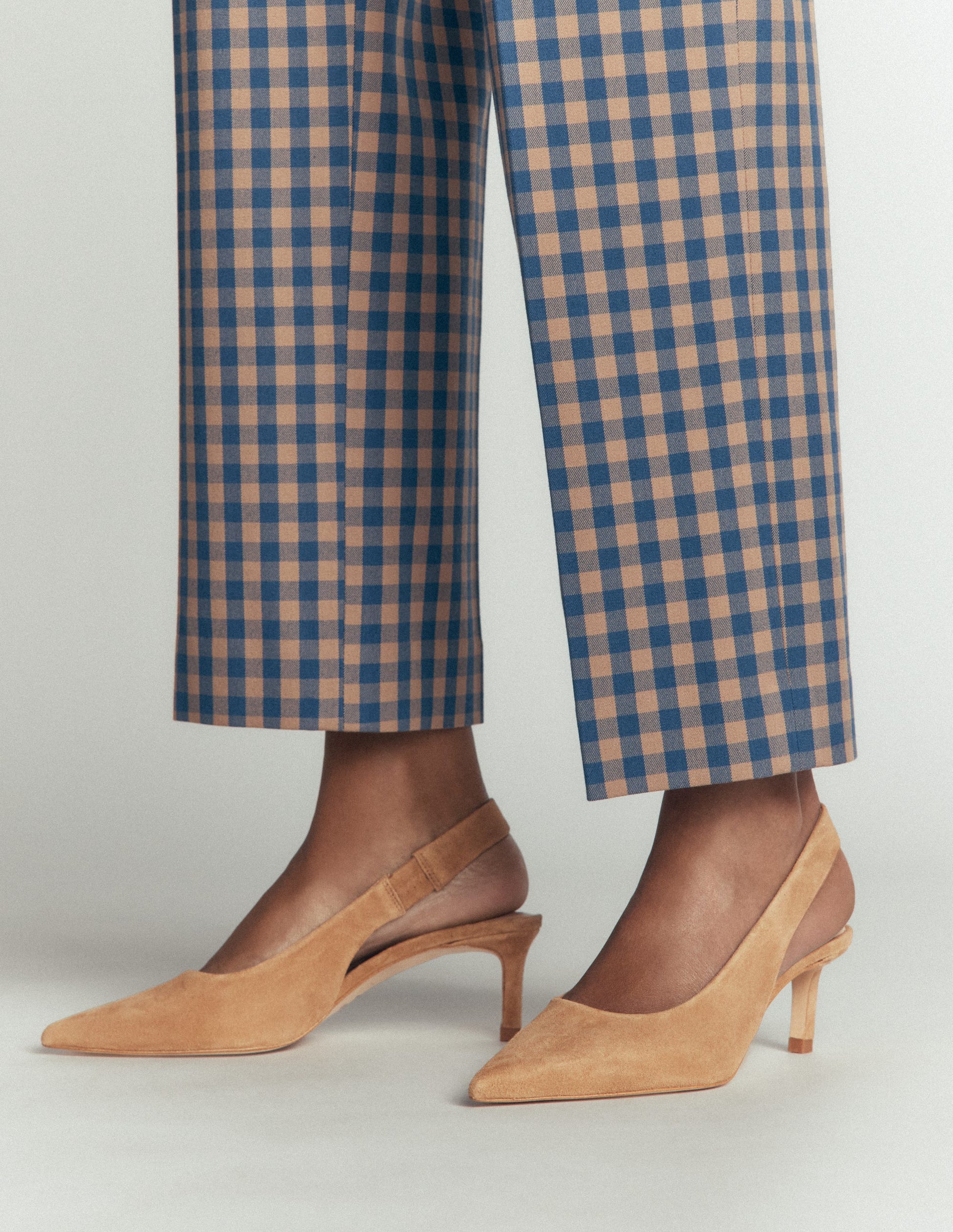 Hope Slingback Kitten Heels-Macchiato Suede-2