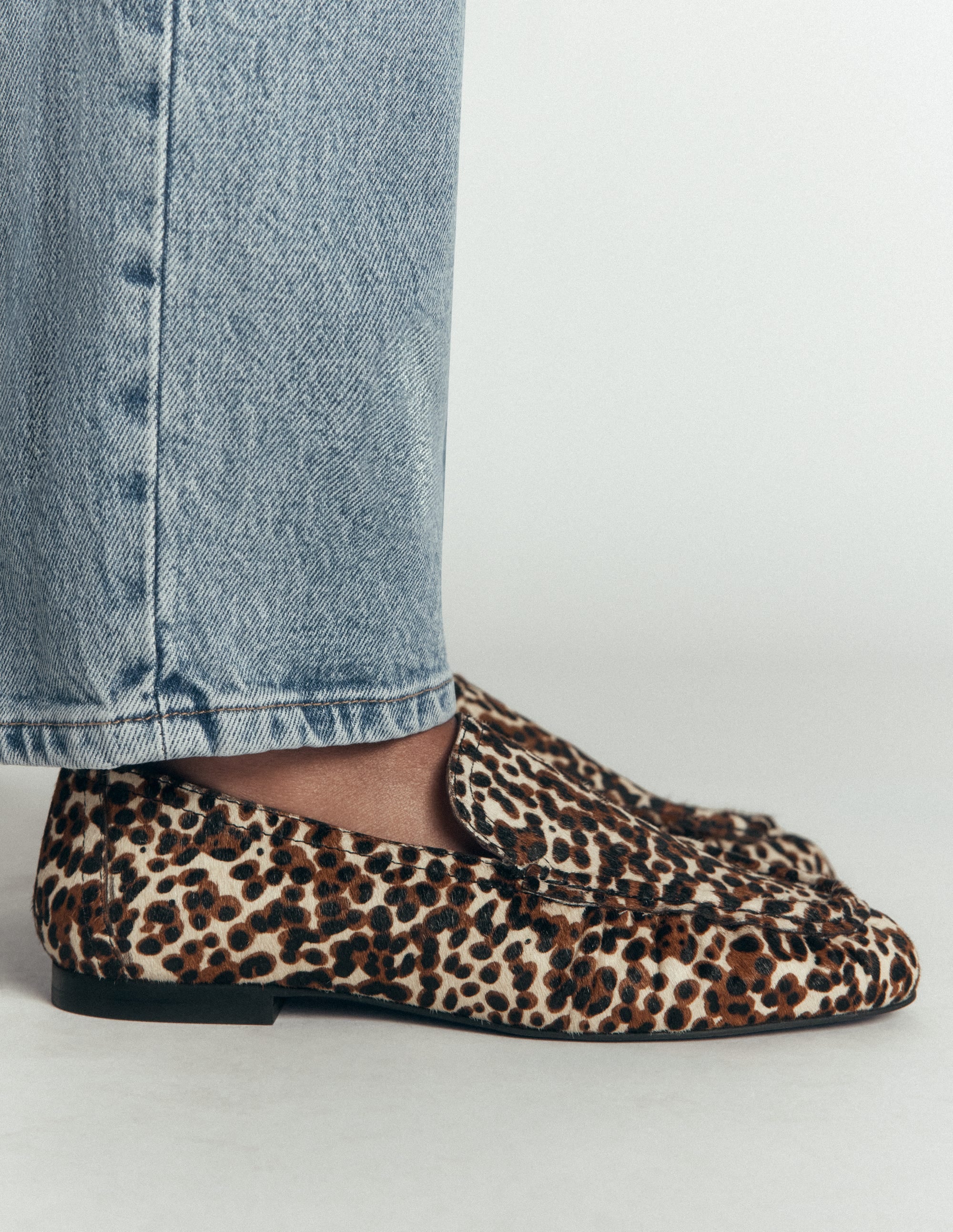 Dinah Everyday Flexi Loafers-Black and Ivory Speckled - Image 2