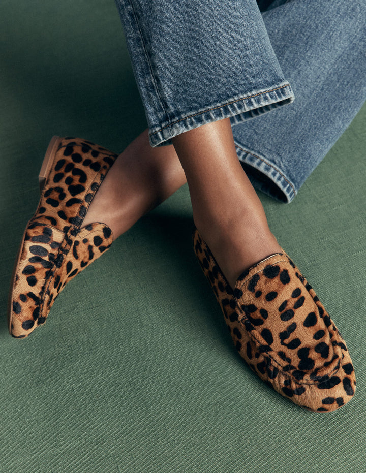 Dinah Everyday Flexi Loafers-Classic Leopard