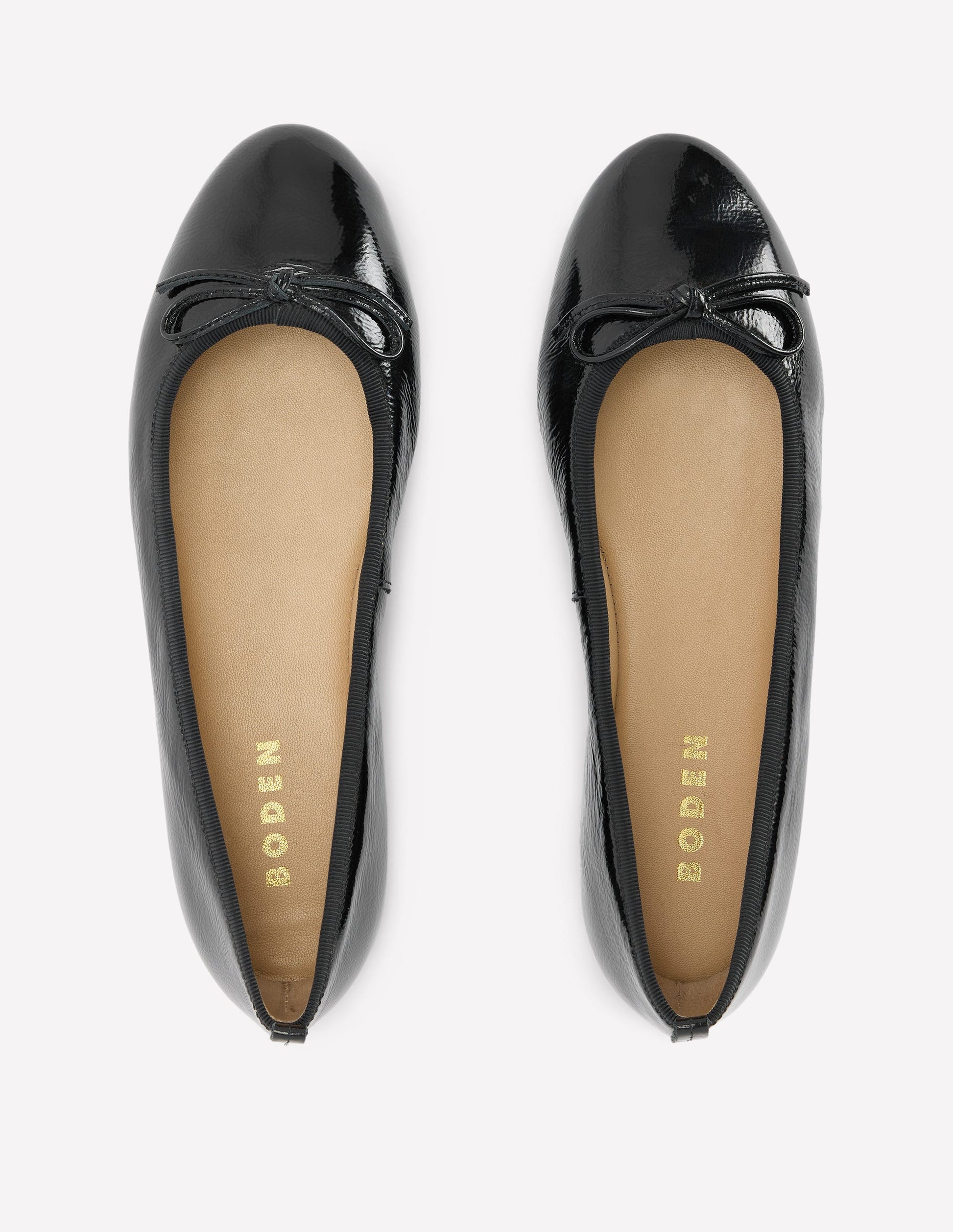 Patti Round Toe Ballet Flats-Black-5