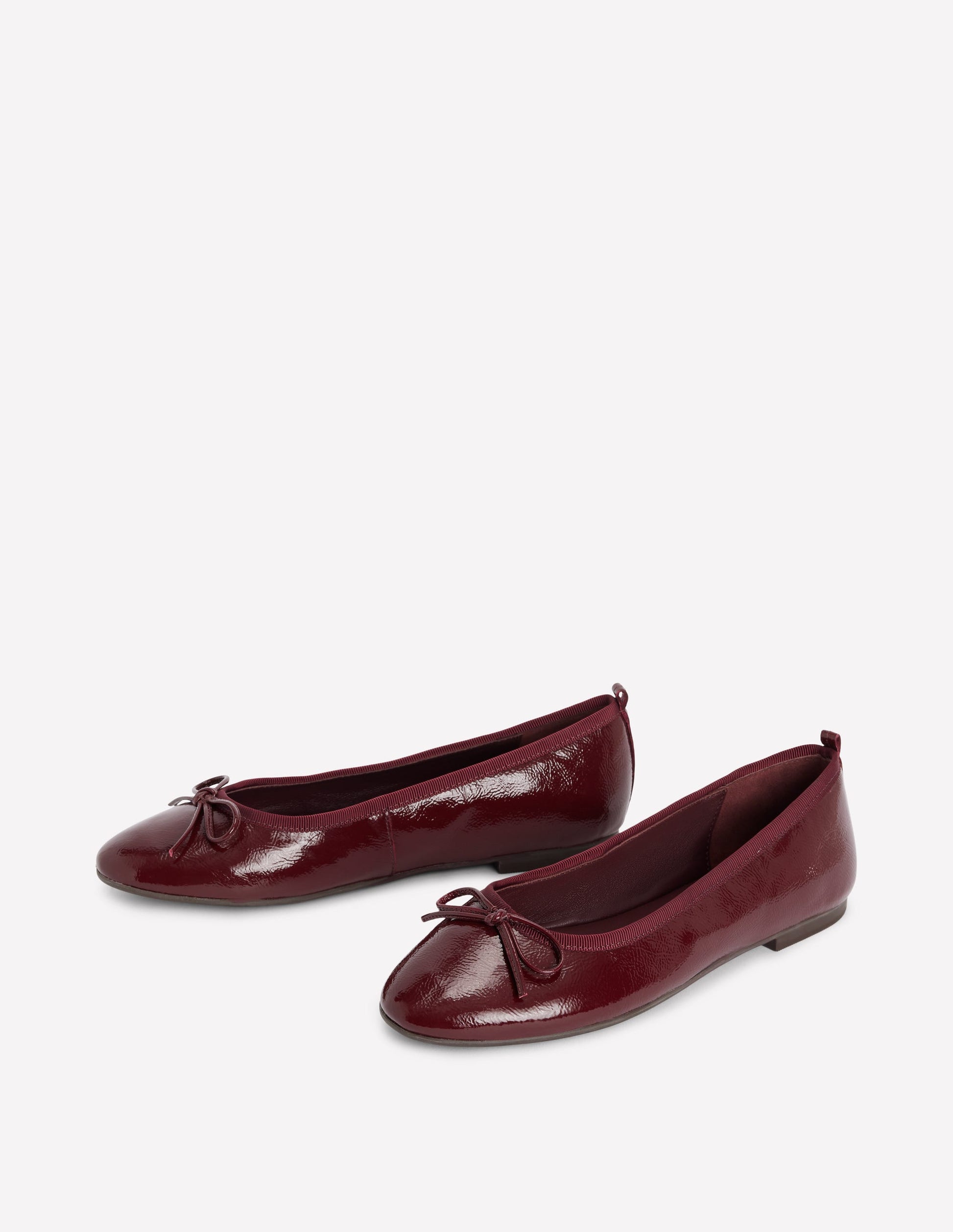 Patti Round Toe Ballet Flats-Oxblood-3