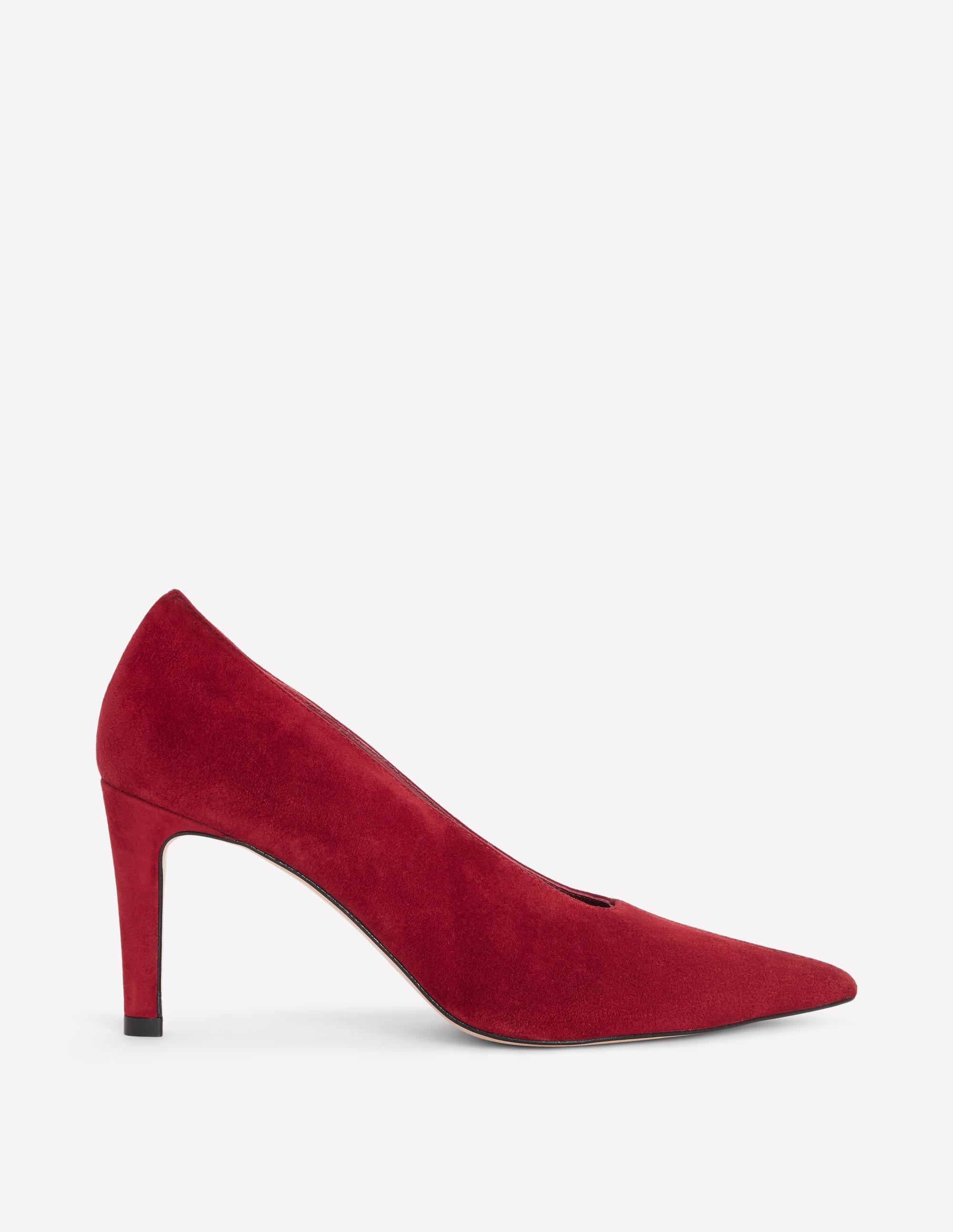 Pointed Court Shoes-Oxblood - Image 1
