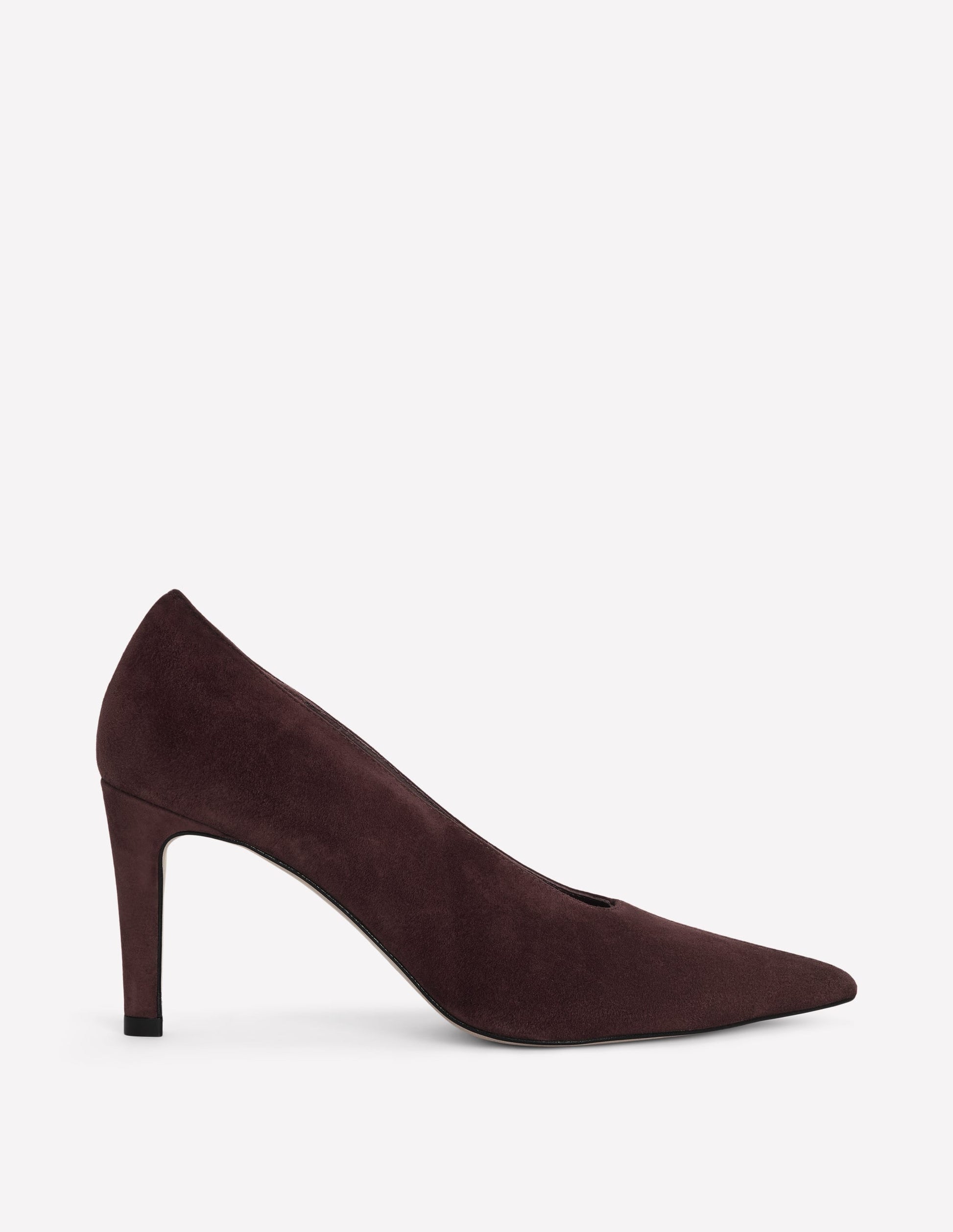 Pointed Court Shoes-Chocolate-2
