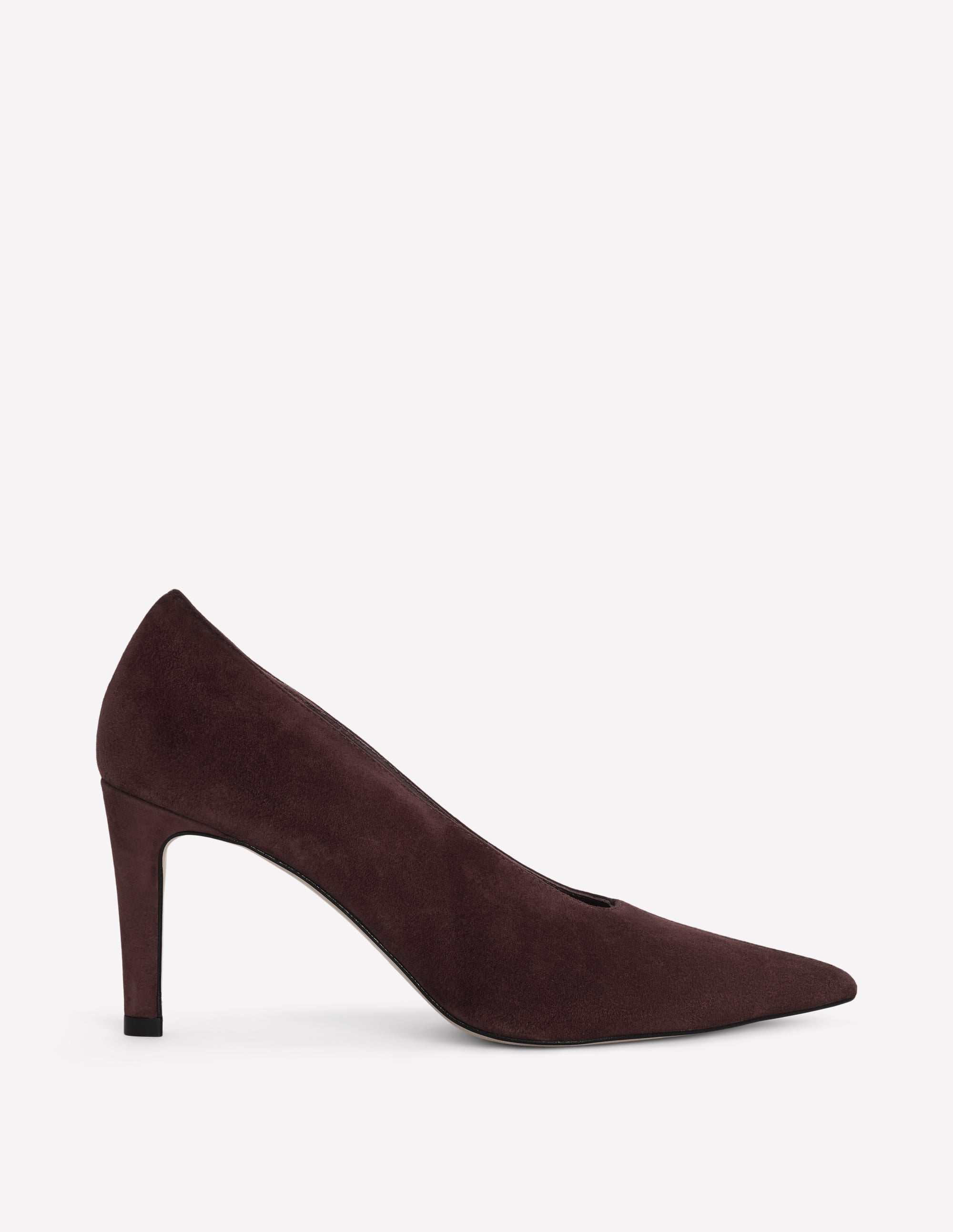 Pointed Court Shoes-Chocolate - Image 2