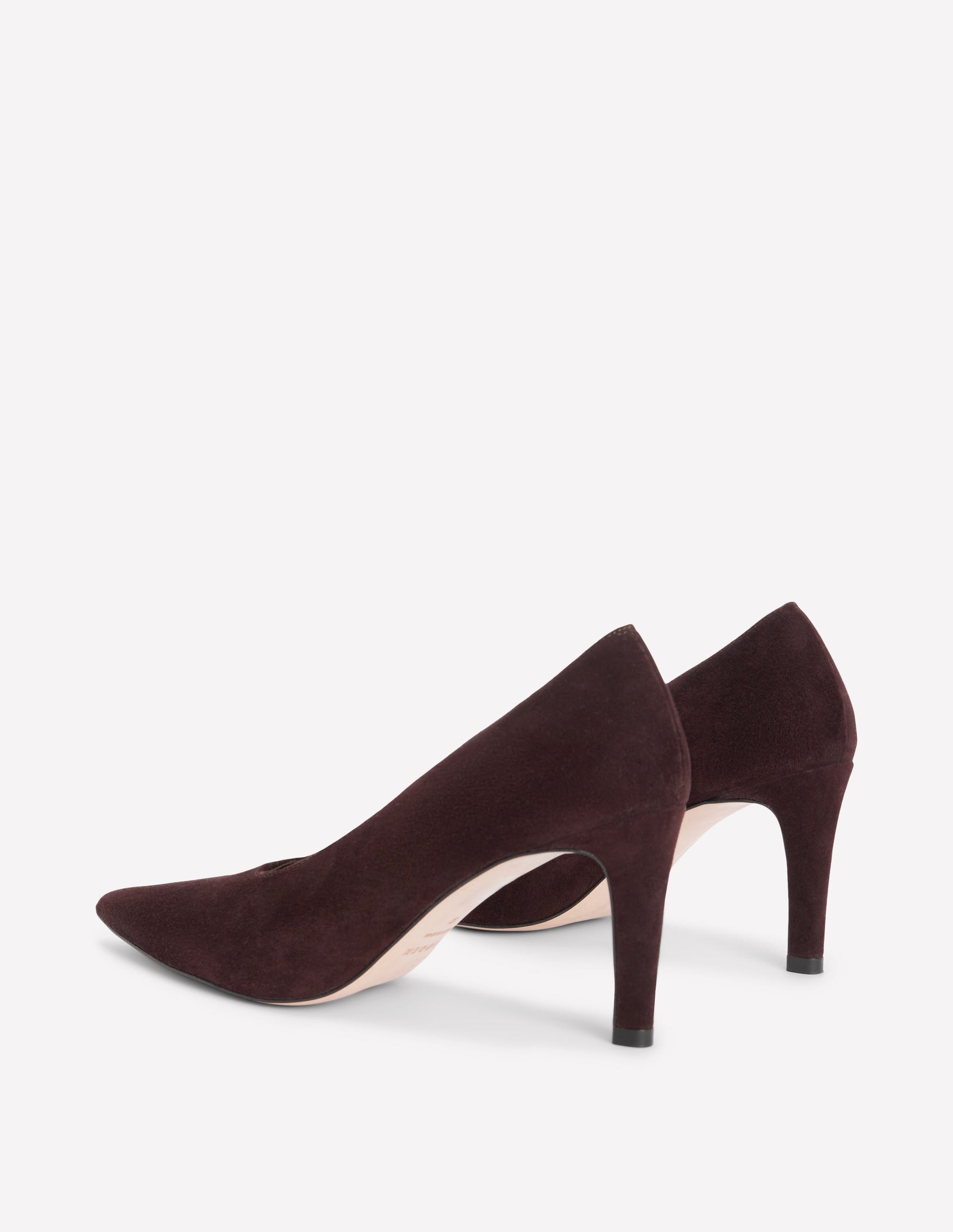 Pointed Court Shoes-Chocolate-5