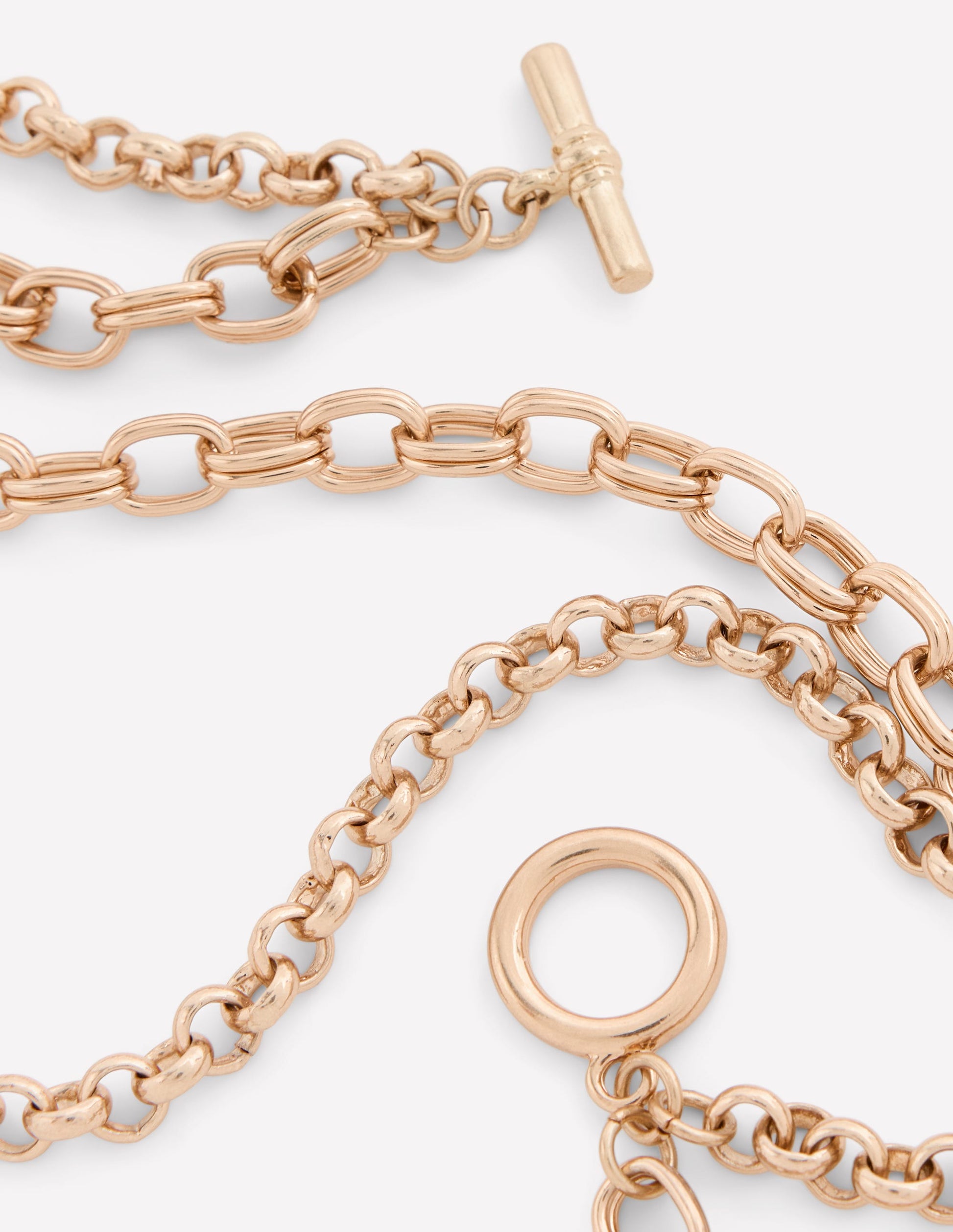 Chain Layer Necklace-Gold-3
