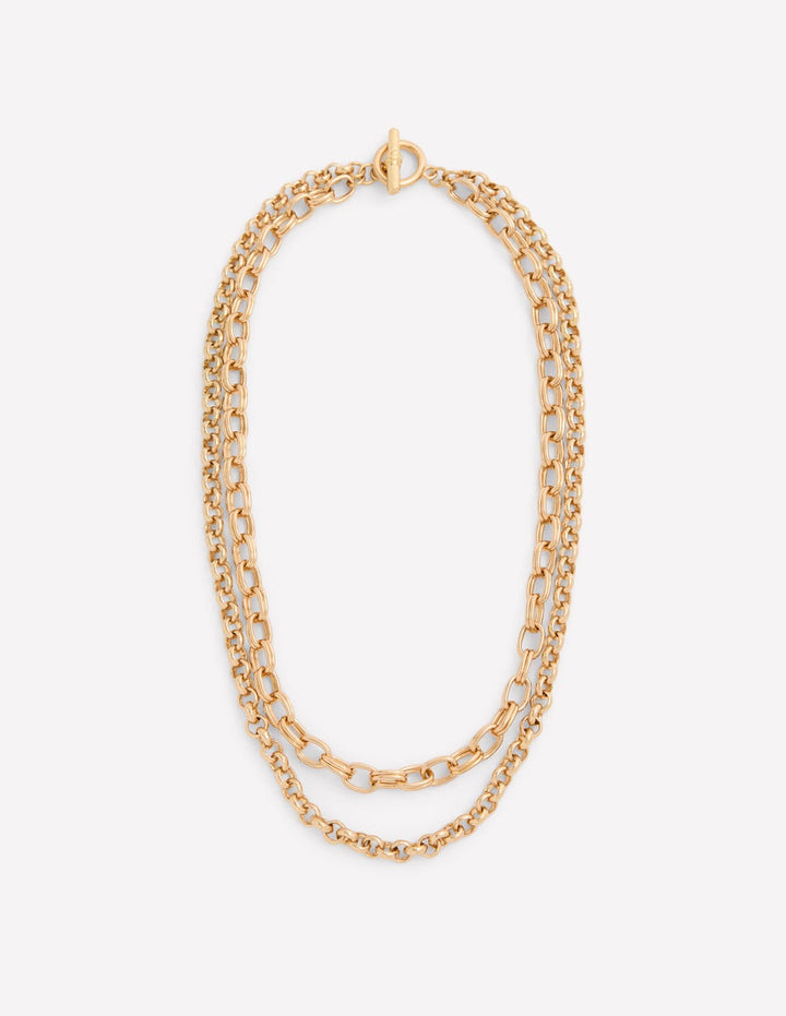 Chain Layer Necklace-Gold