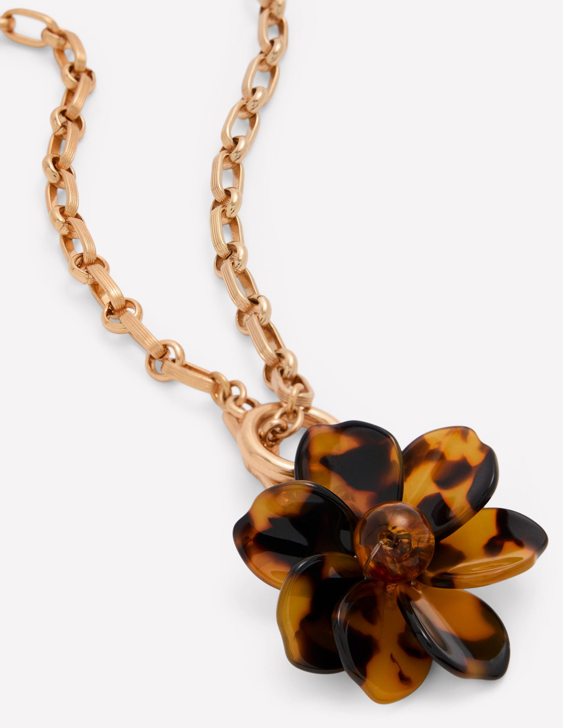 Charm Drop Necklace-Flower-3
