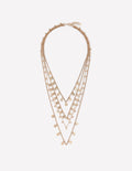 Metal Layering Necklace-Gold