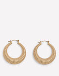 Large Hoops-Gold