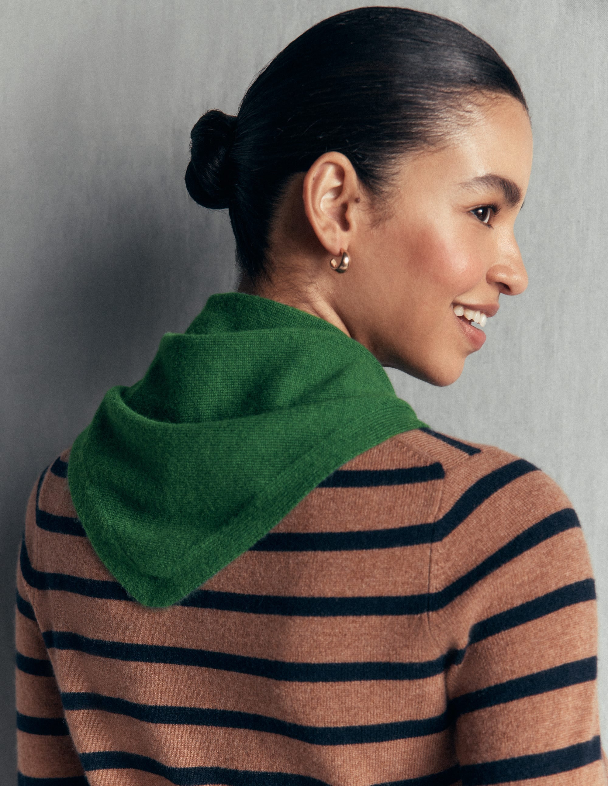 Cashmere Neckerchief-Highland Green - Image 3