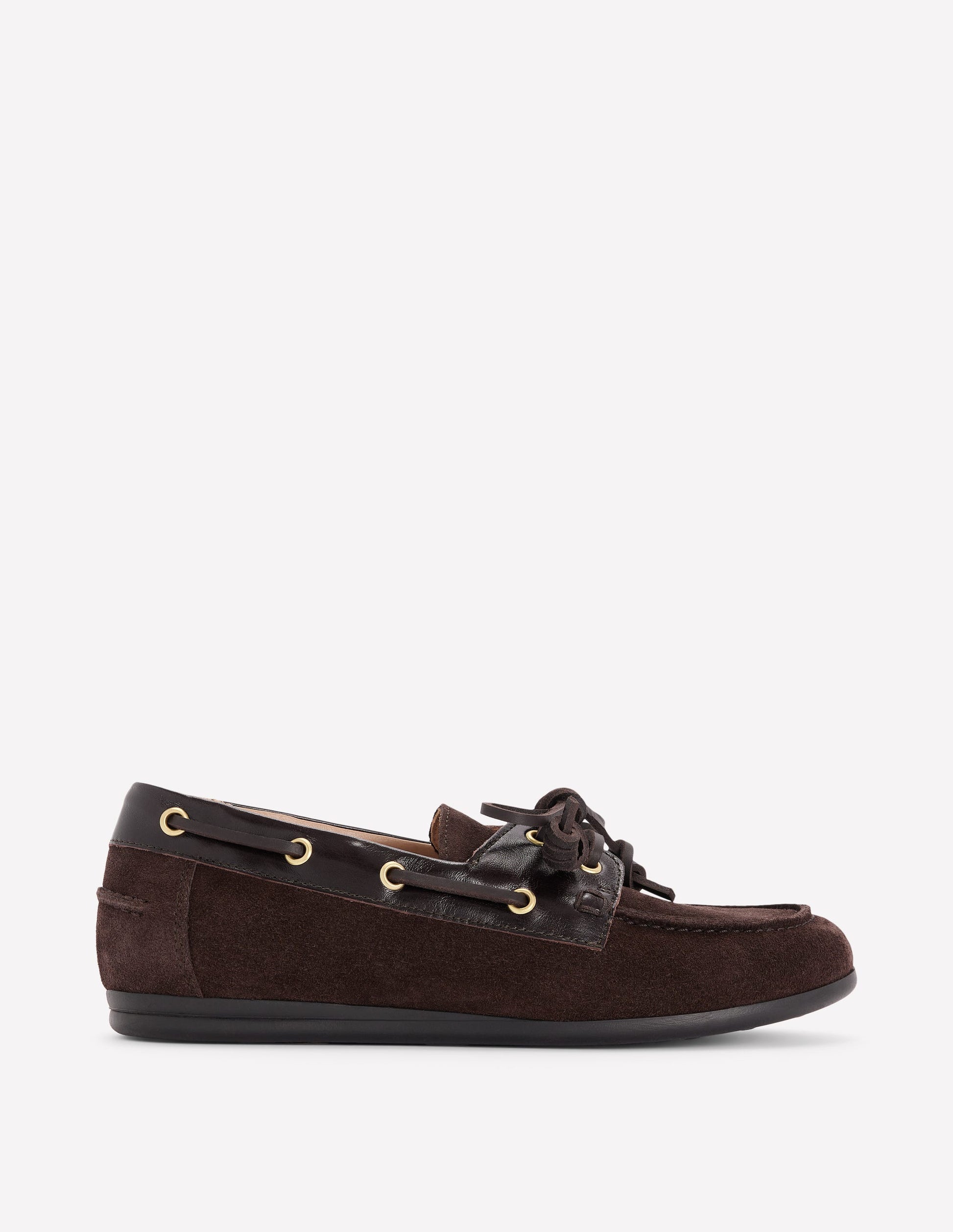 Lace-Up Boat Shoes-Bitter Chocolate-2