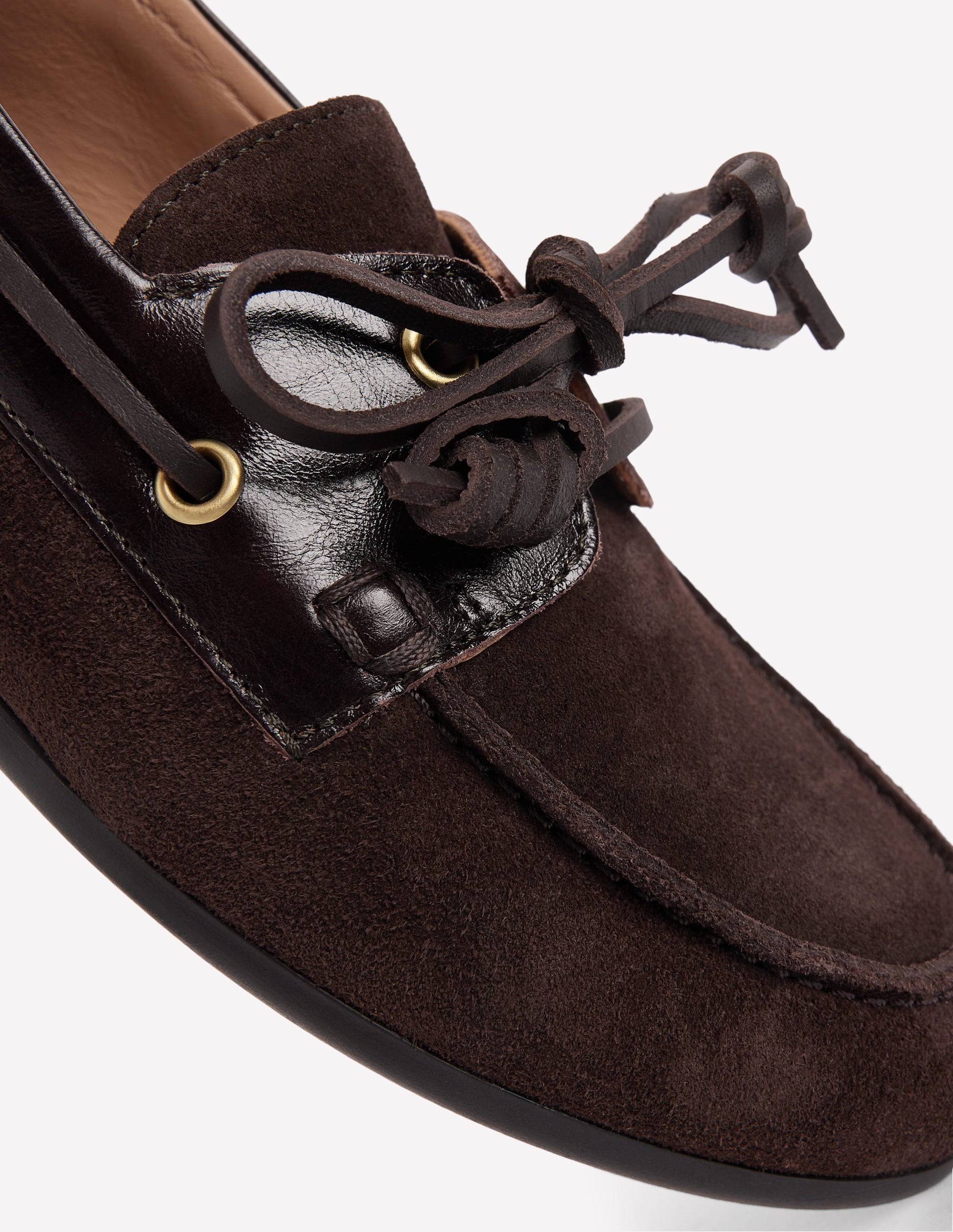 Lace-Up Boat Shoes-Bitter Chocolate-4