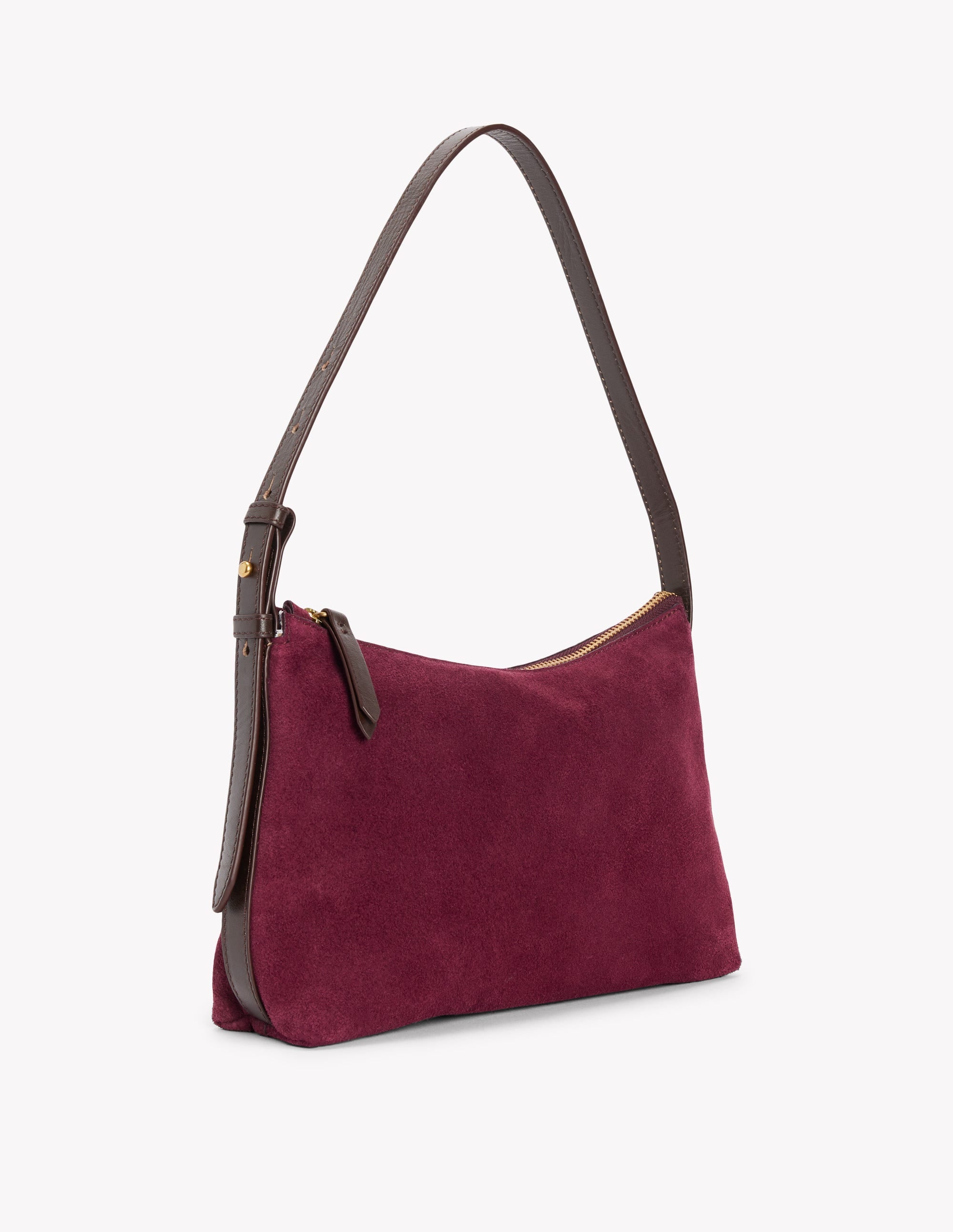 Allegra Slouchy Small Bag-Burgundy - Image 3