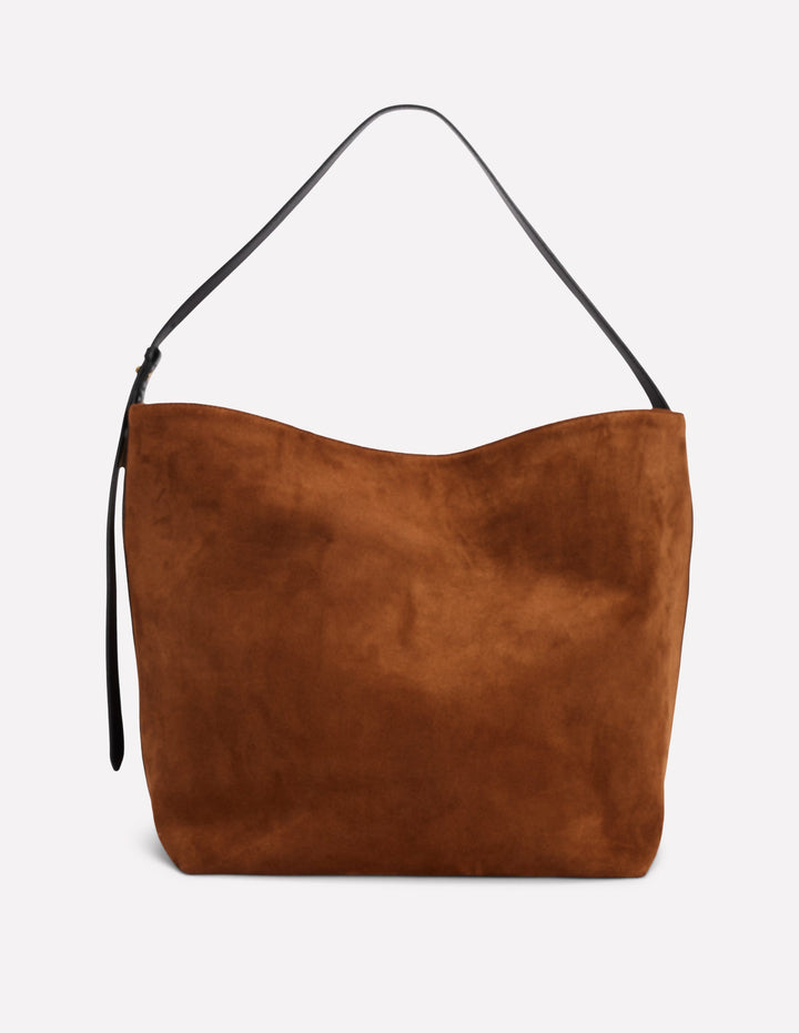 Allegra Medium Slouchy Tote-Tan