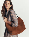 Allegra Medium Slouchy Tote-Tan