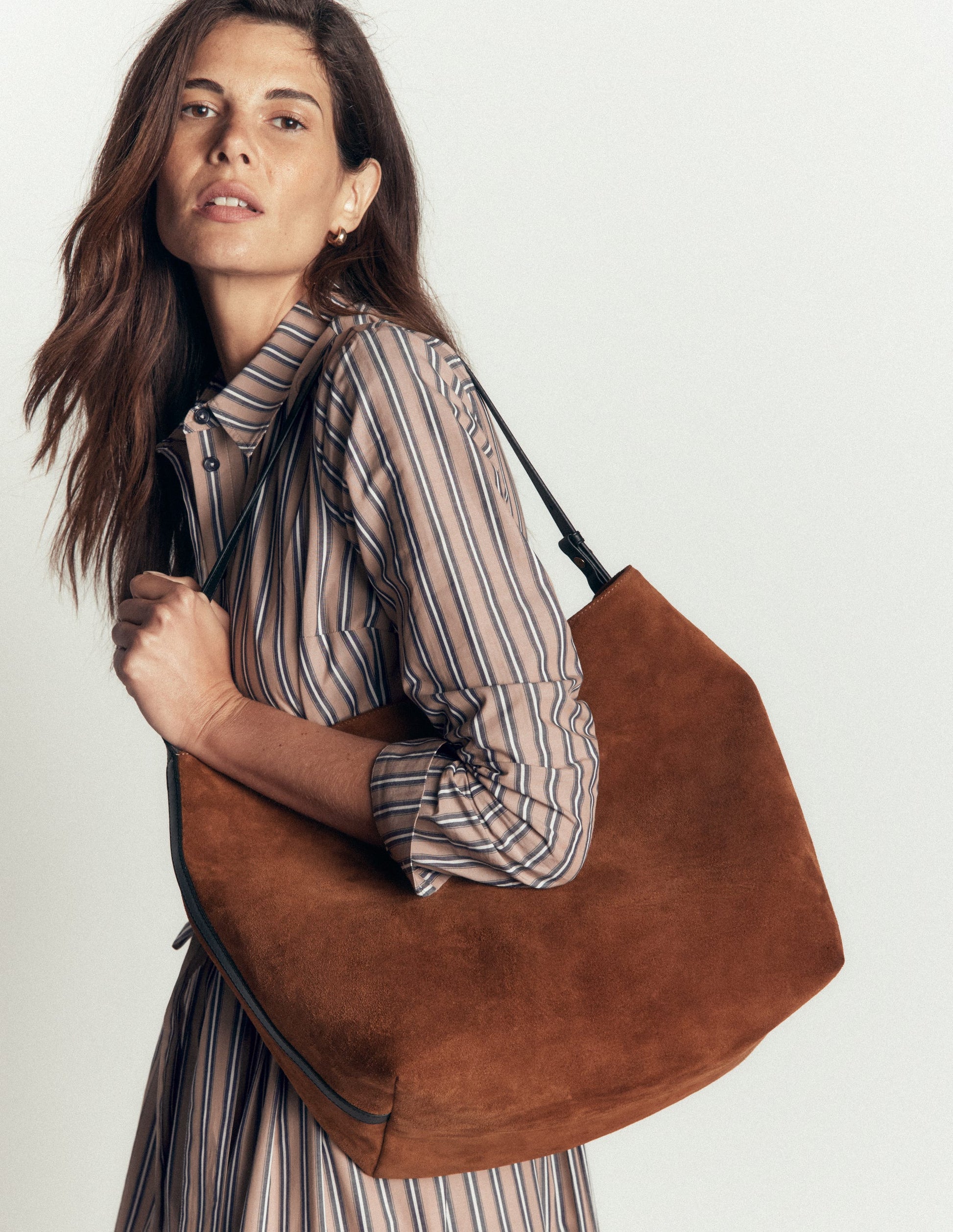 Allegra Medium Slouchy Tote-Tan-1