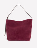 Allegra Medium Slouchy Tote-Burgundy