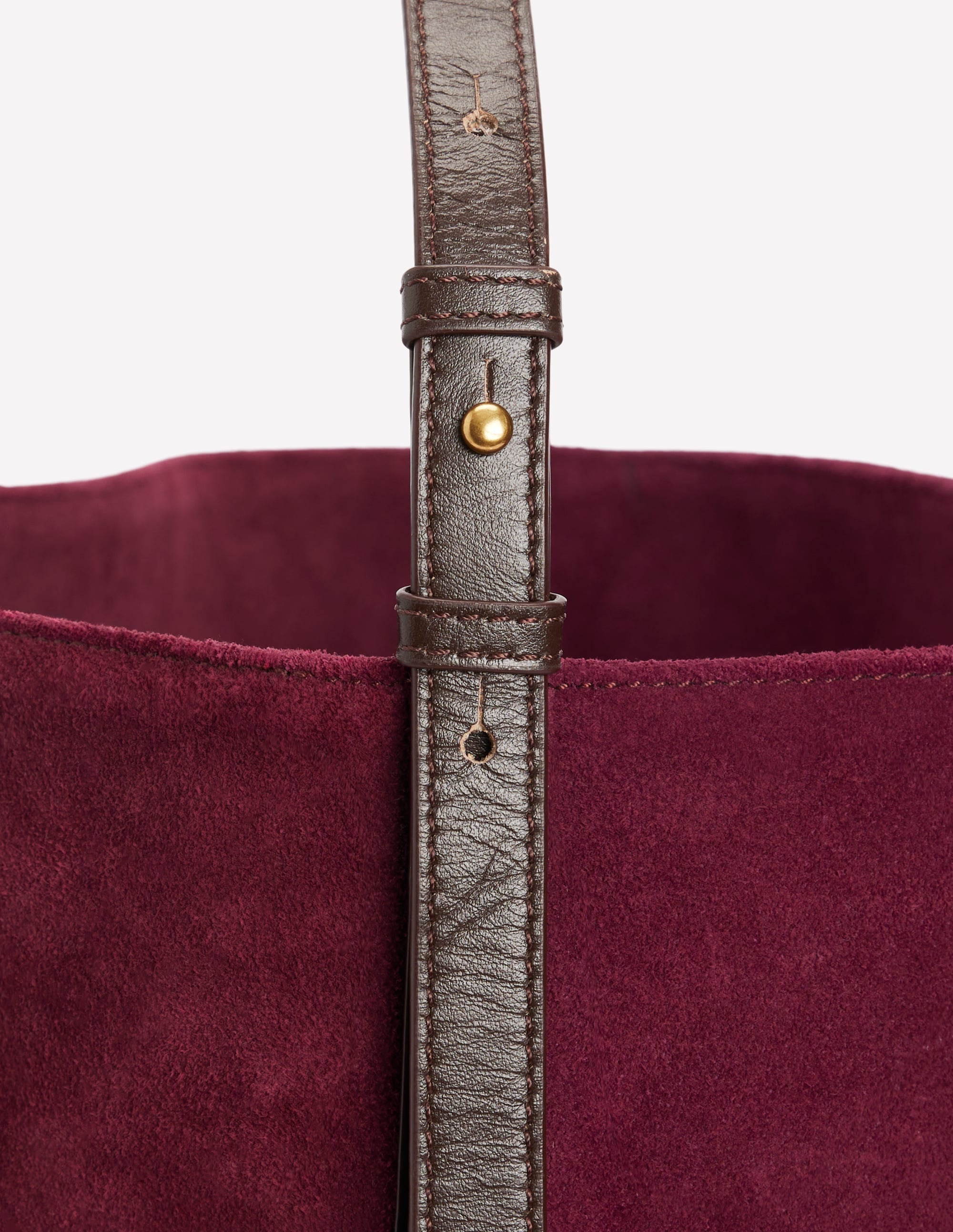 Allegra Medium Slouchy Tote-Burgundy - Image 5