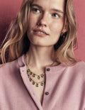 Multi Tear Necklace-Green