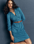 Naomi Relaxed Jersey Dress-Storm Blue, Boden Spot