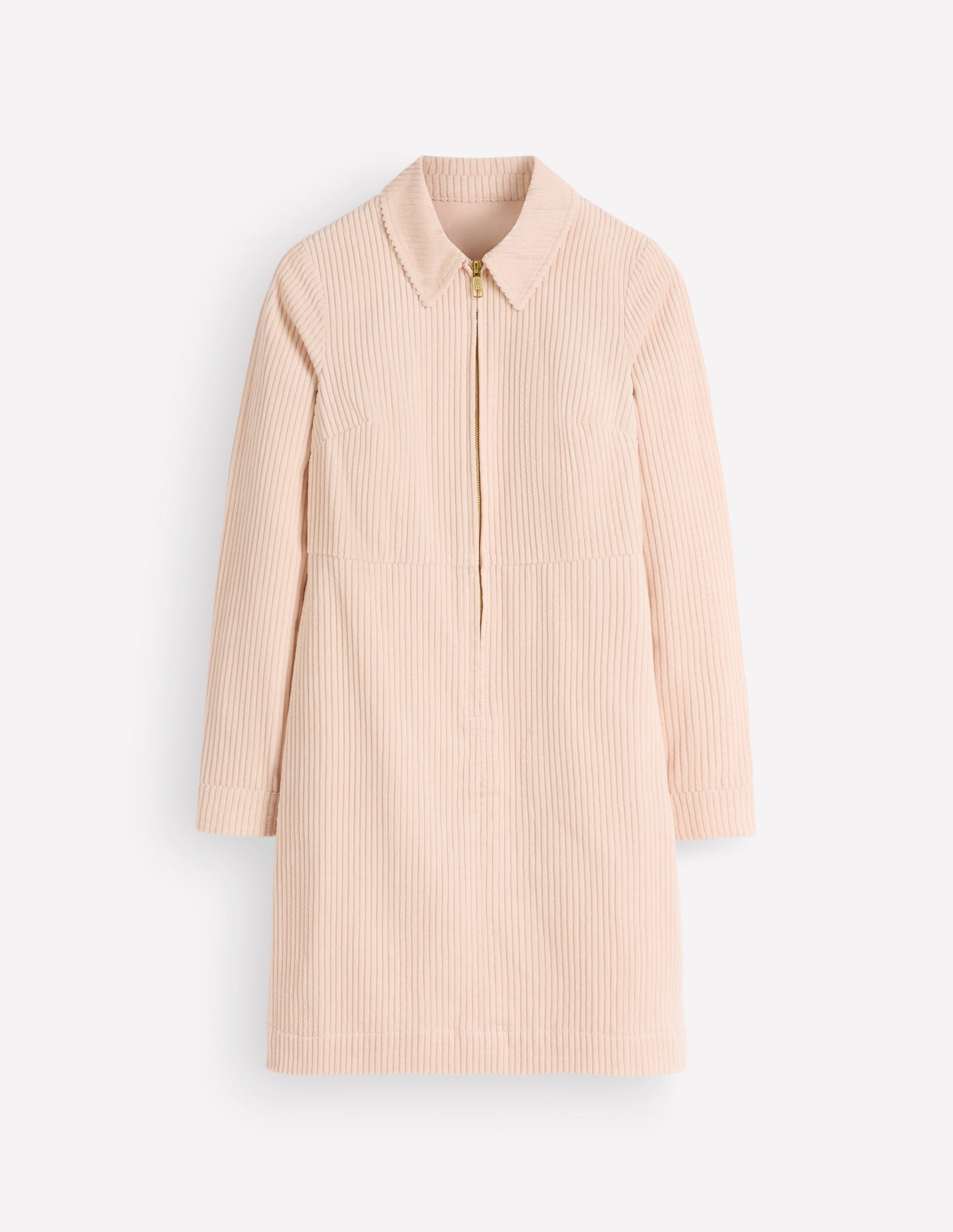 Bronte Cord Short Dress-Almond Milk-5