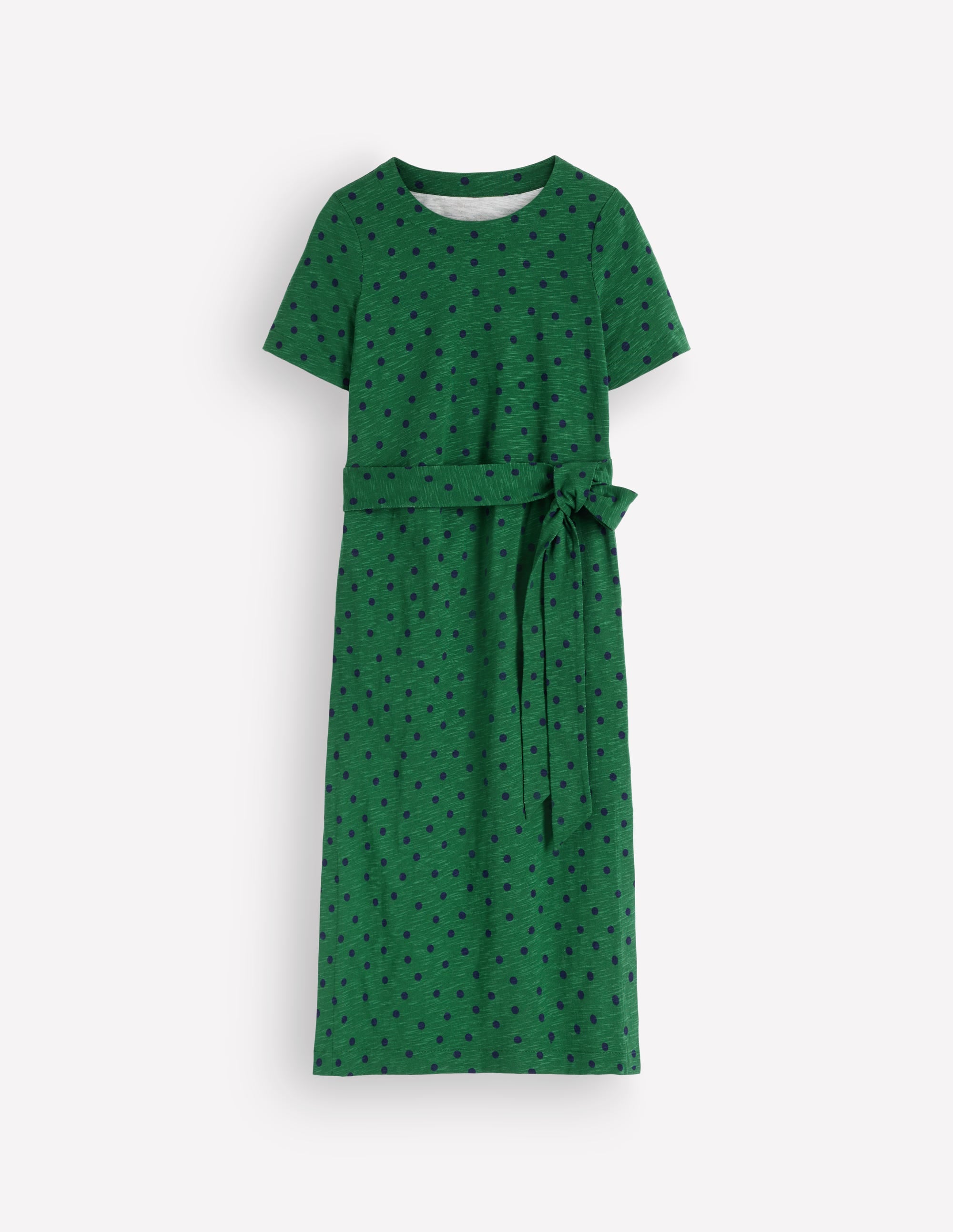 T-Shirt Jersey Midi Dress-Hunter Green, Boden Spot - Image 6