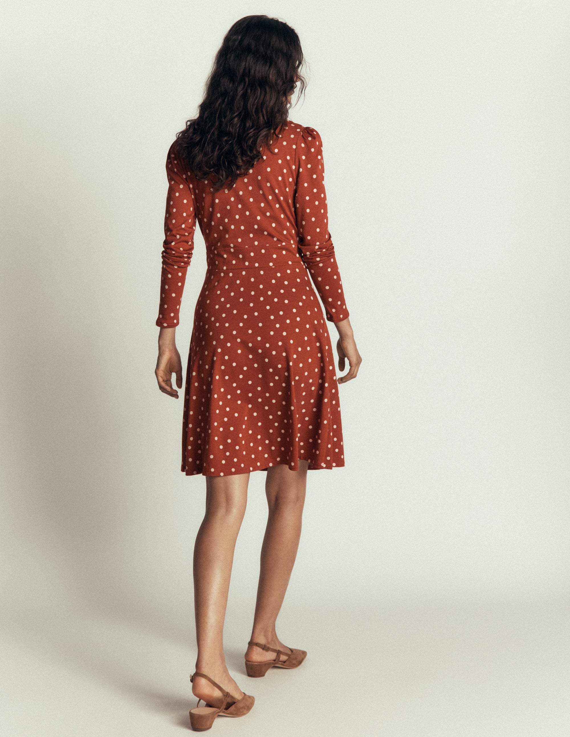 Briony Jersey Short Dress-Arabian Spice, Boden Spot - Image 3