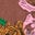V Neck Layered Dress-Fudgesickle Whimsical Flora