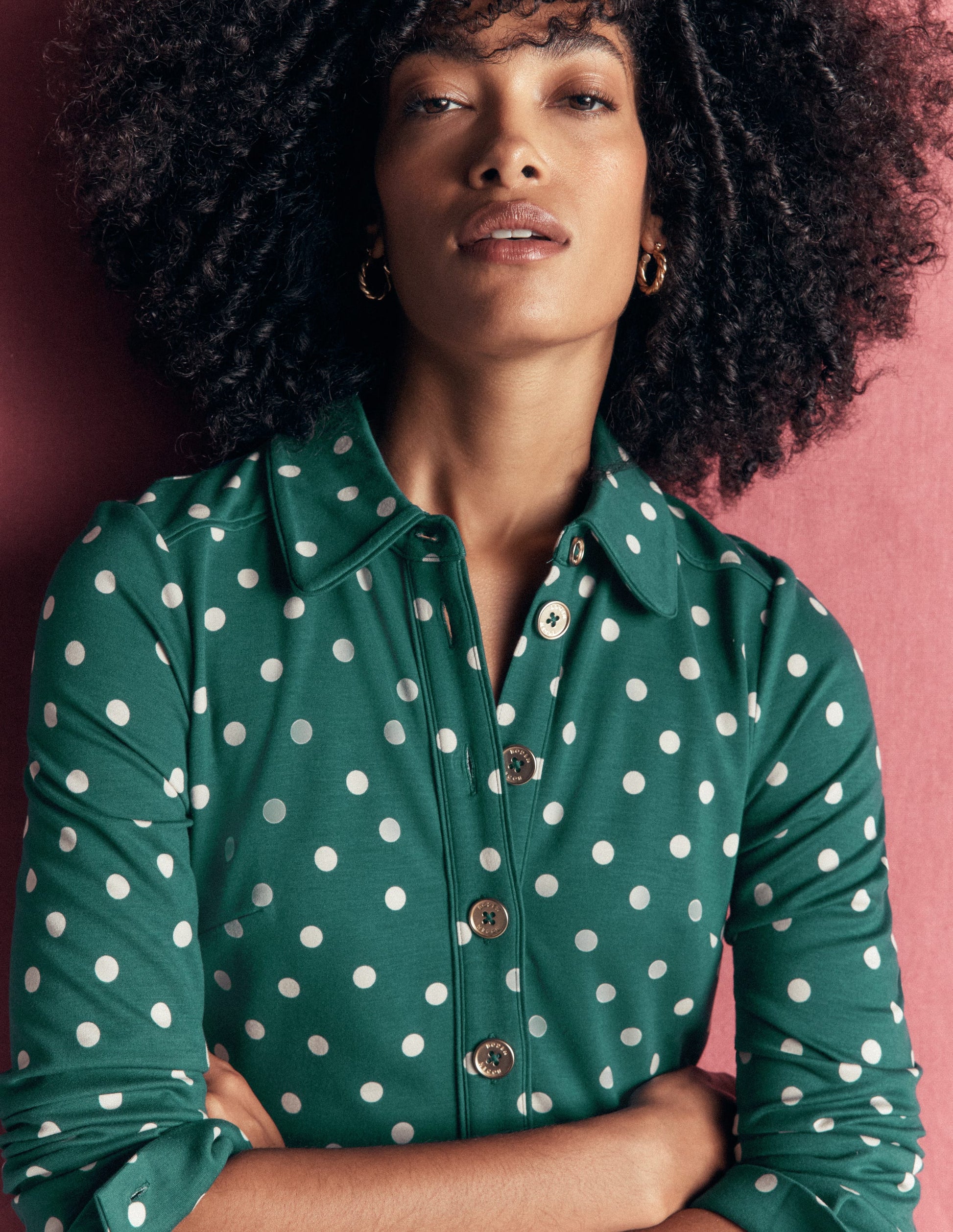 Etta Piping Detail Ponte Dress-Midnight Teal, Boden Spot-2