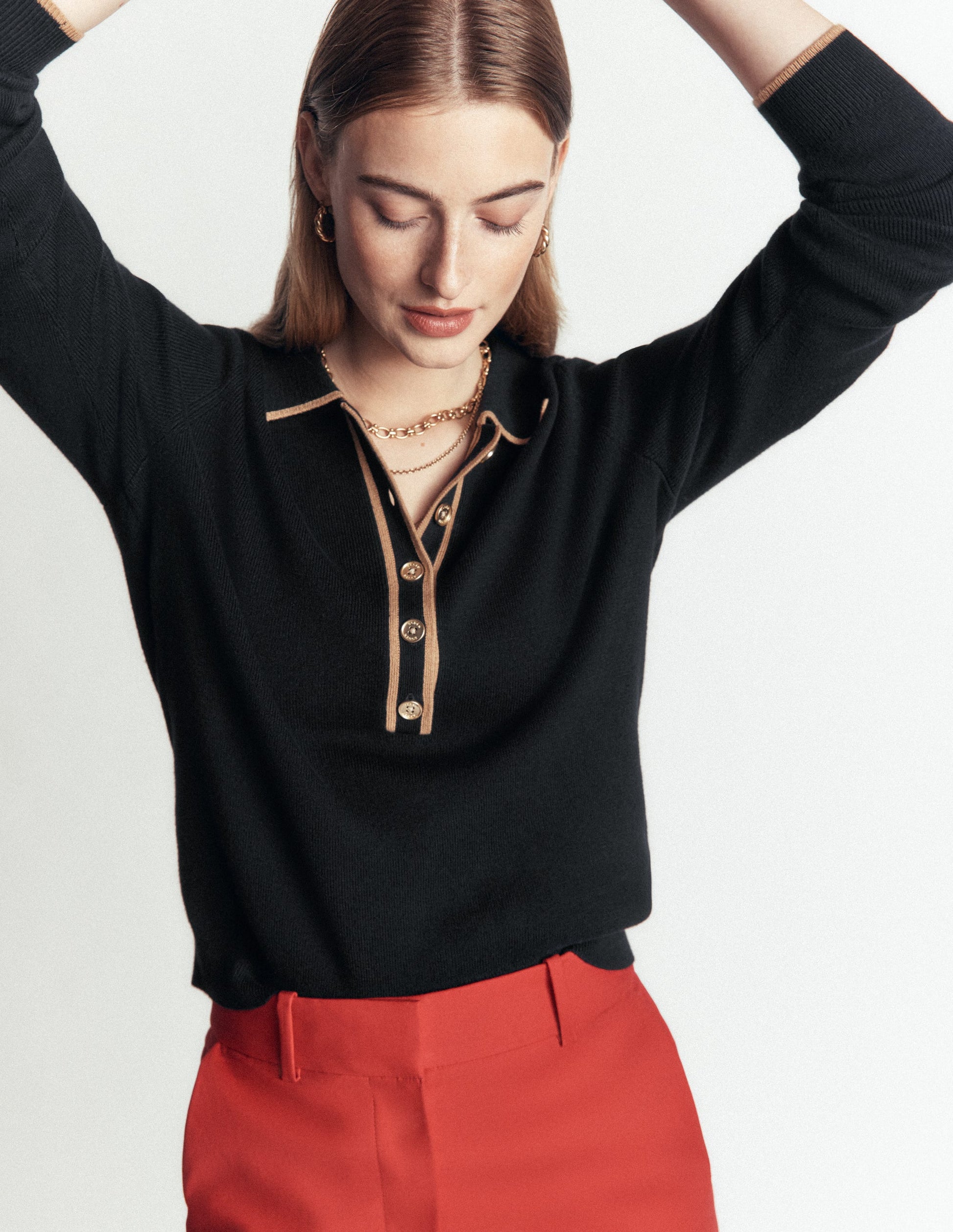 Liz Henley Jumper-Black-4