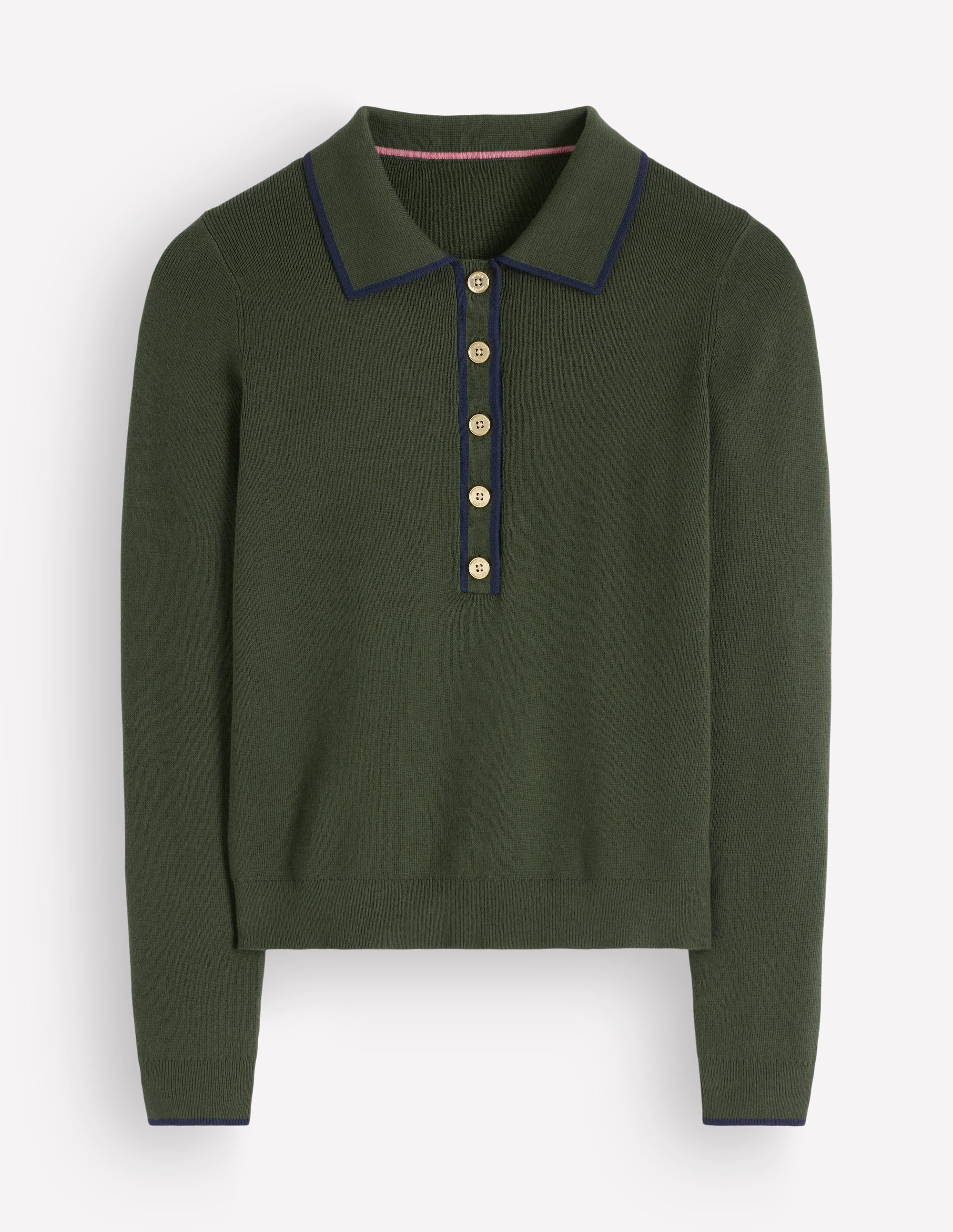 Liz Henley Jumper-Forest Glade - Image 5
