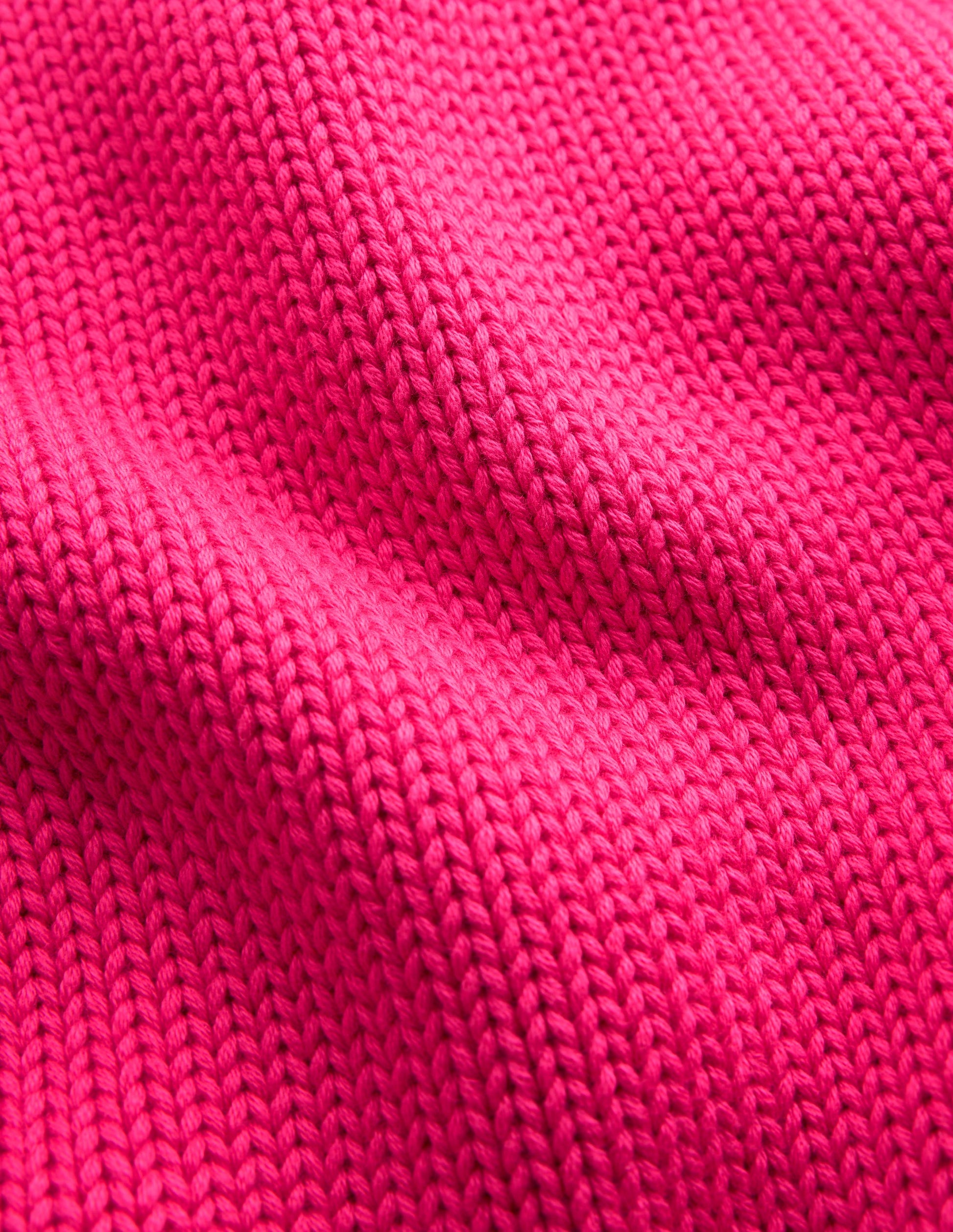 Lucy Chunky Cotton Jumper-Pink peacock-6