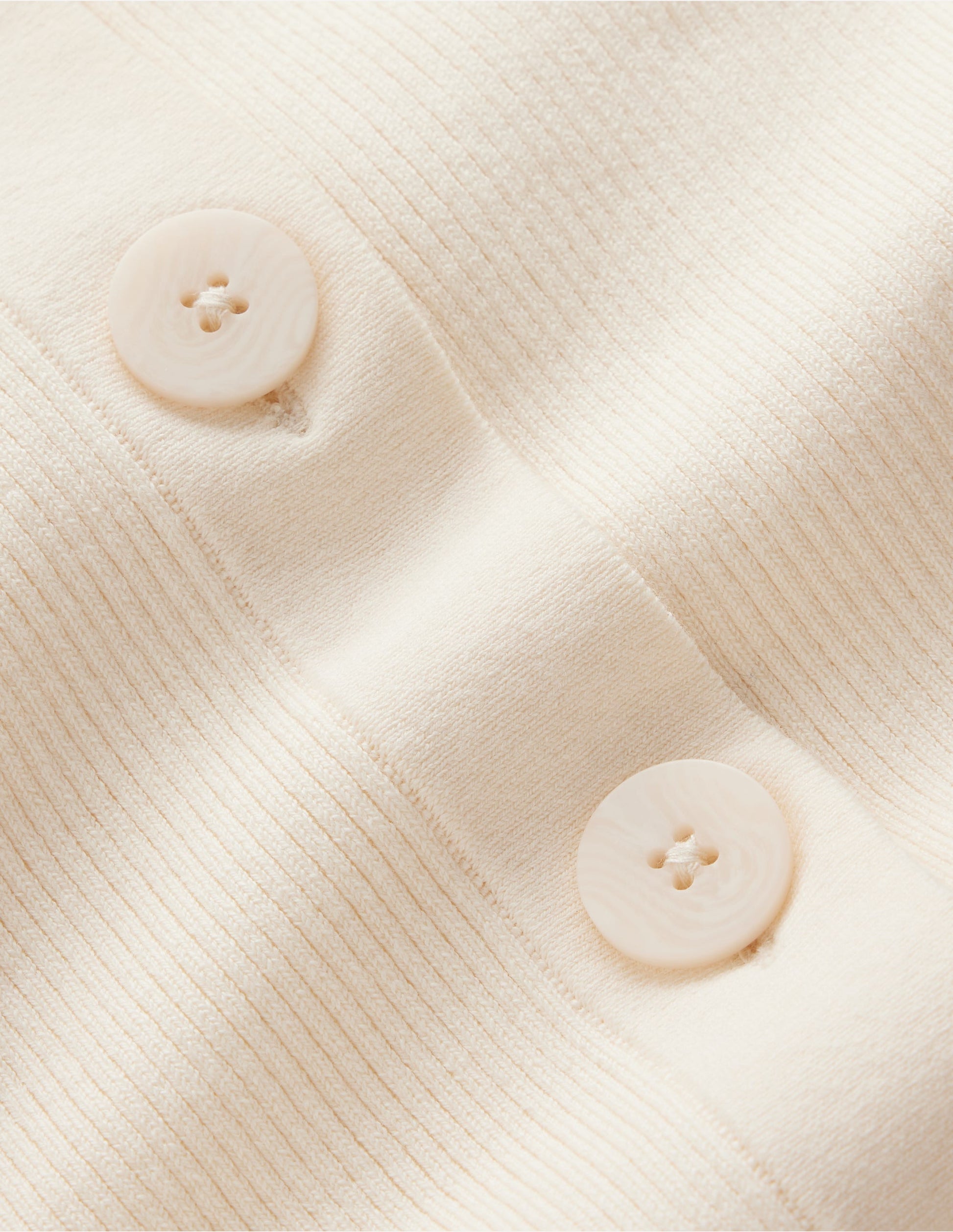 Rhianne Cotton Rib Cardigan-Ivory-7