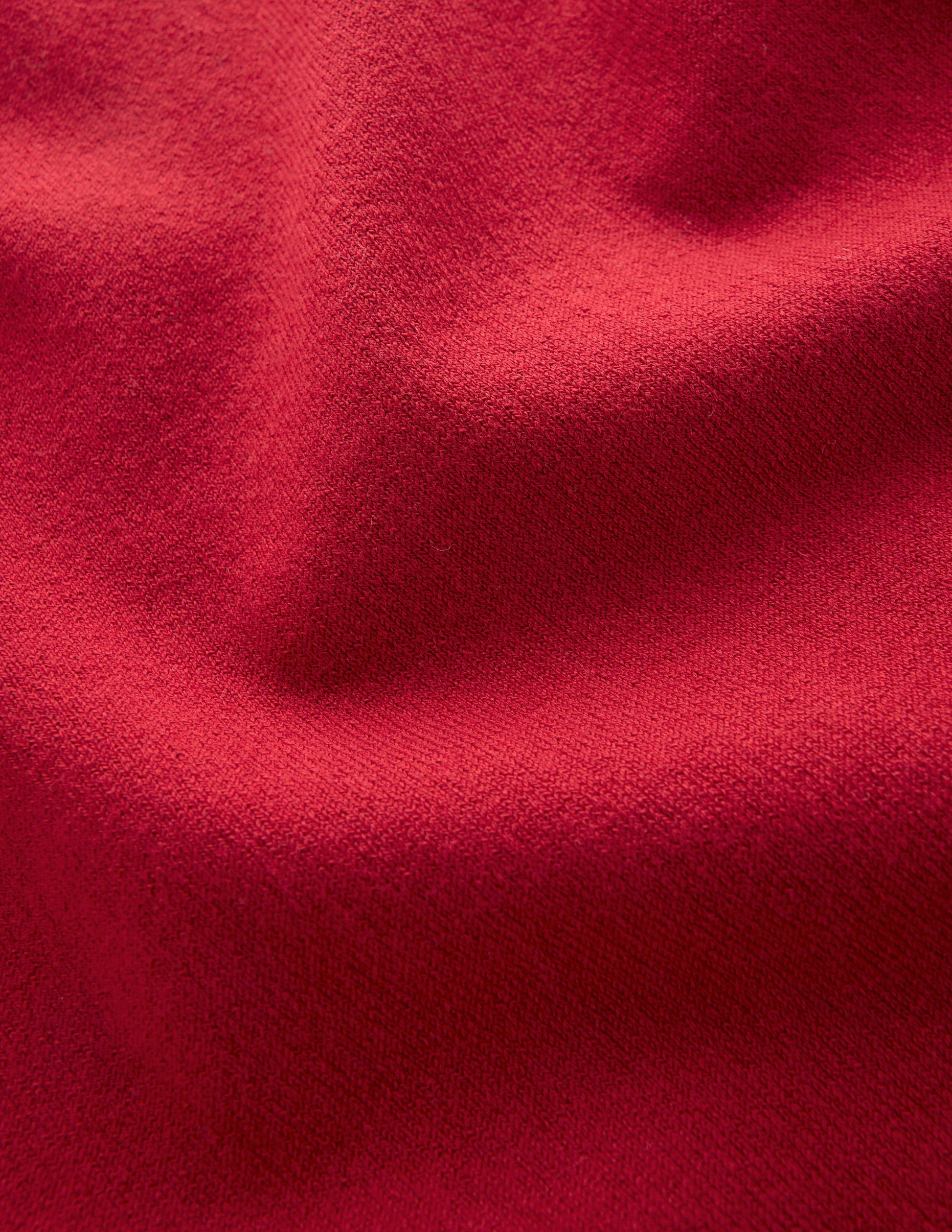 Camilla Cotton Crew Jumper-Crimson Red-5