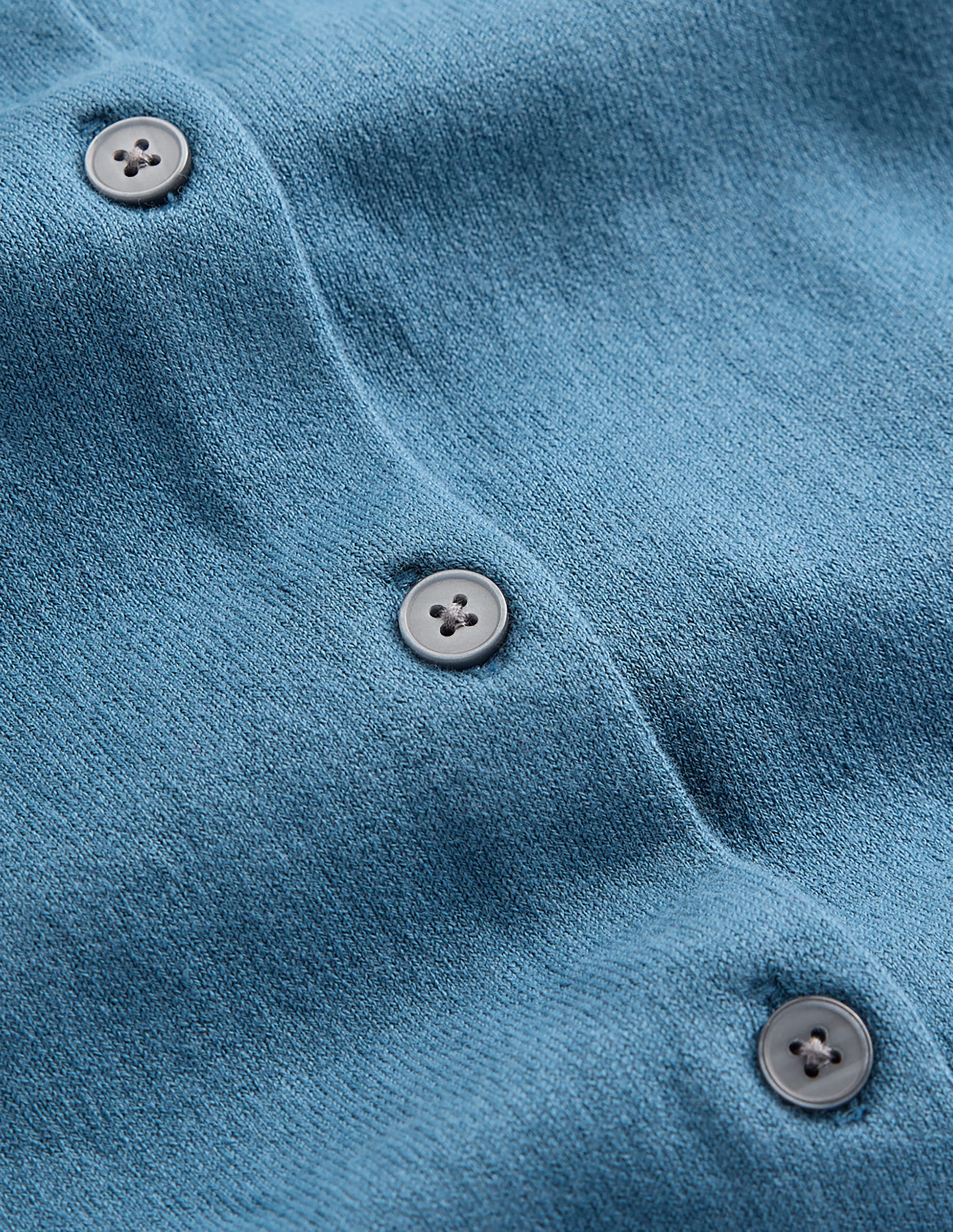 Camilla Cotton Crew Cardigan-Storm Blue-6
