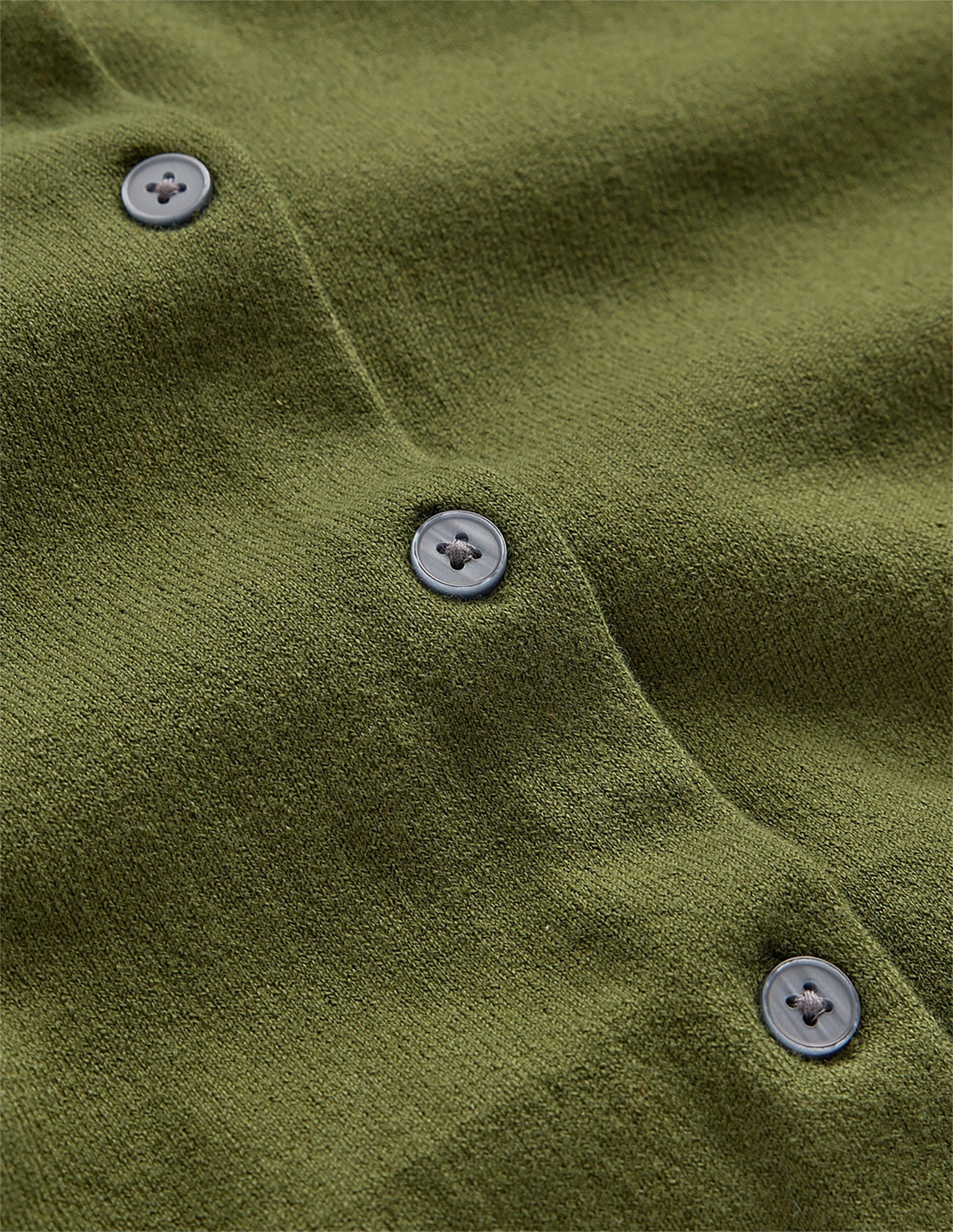 Camilla Cotton Crew Cardigan-Forest Green-7