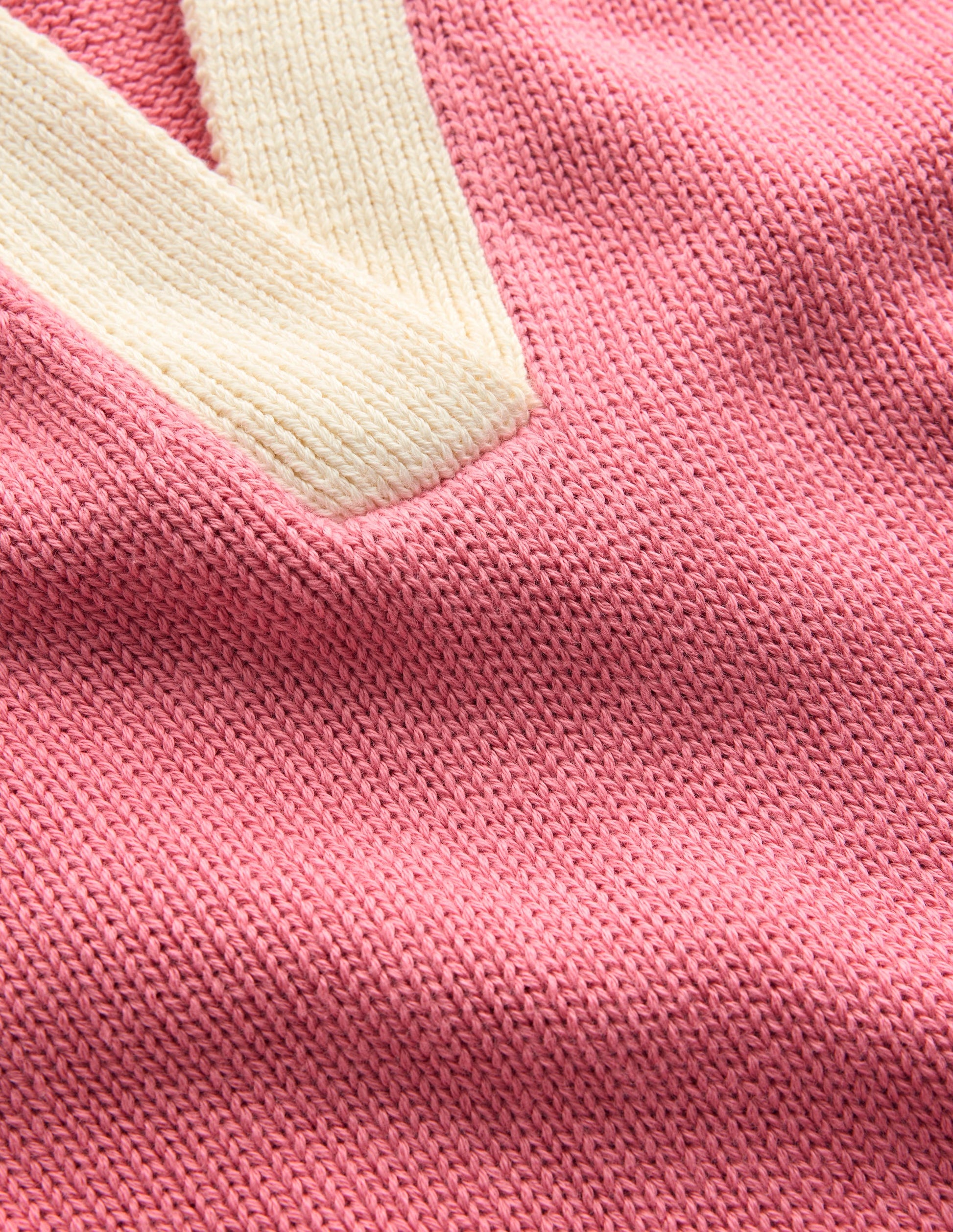 Lucy Cotton Henley Jumper-Forminca Pink-6