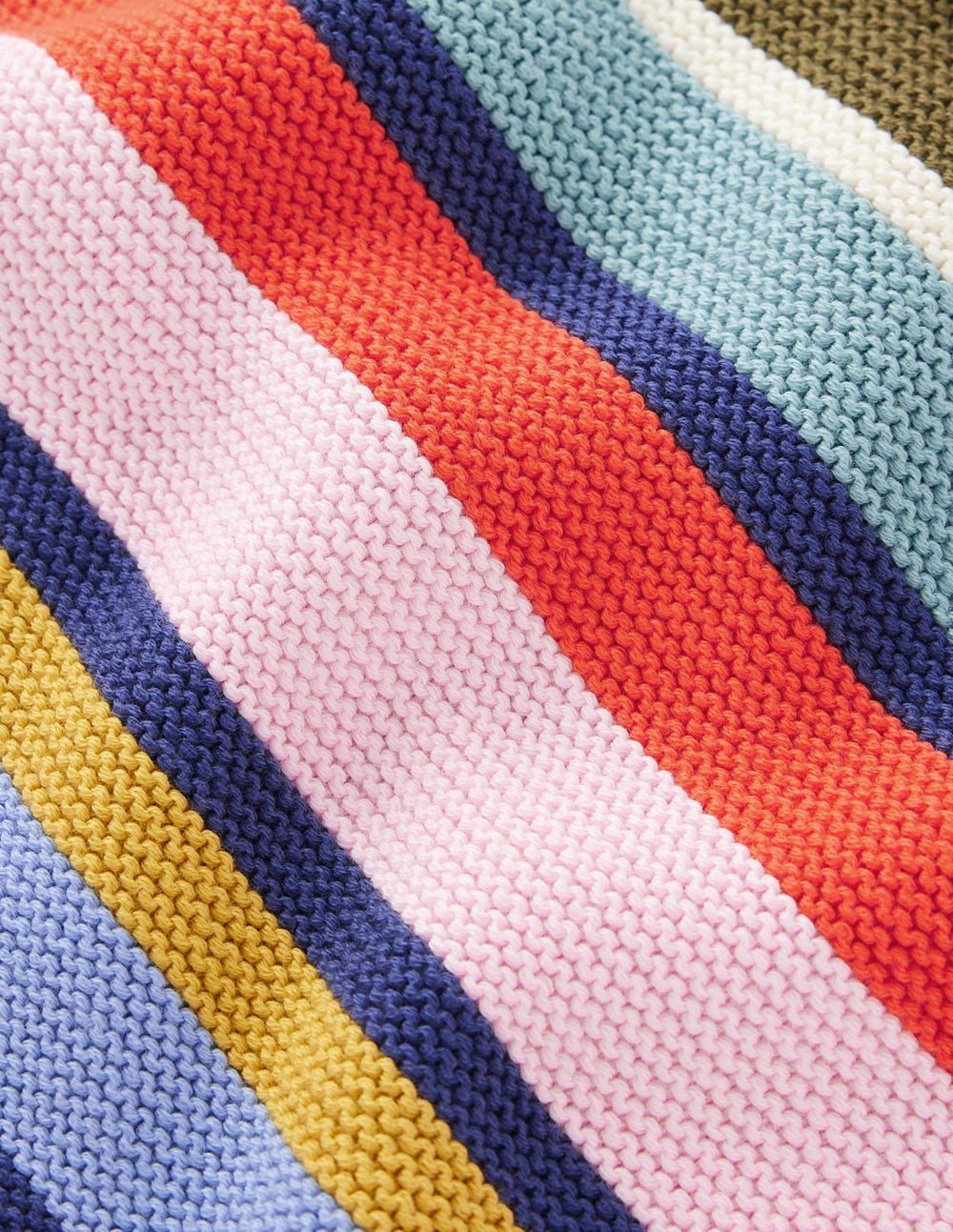 Textured Stitch Jumper-Multi Stripe-8