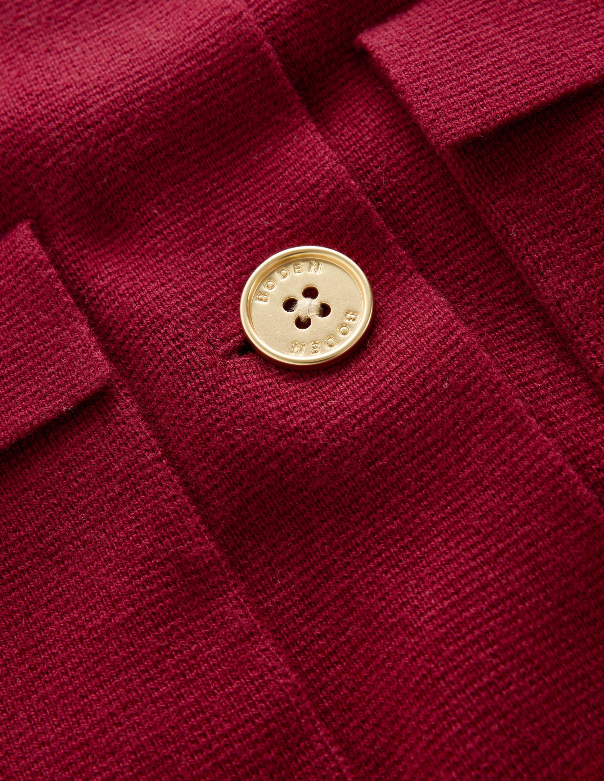 Phoebe Collared Knitted Jacket-Merlot-6