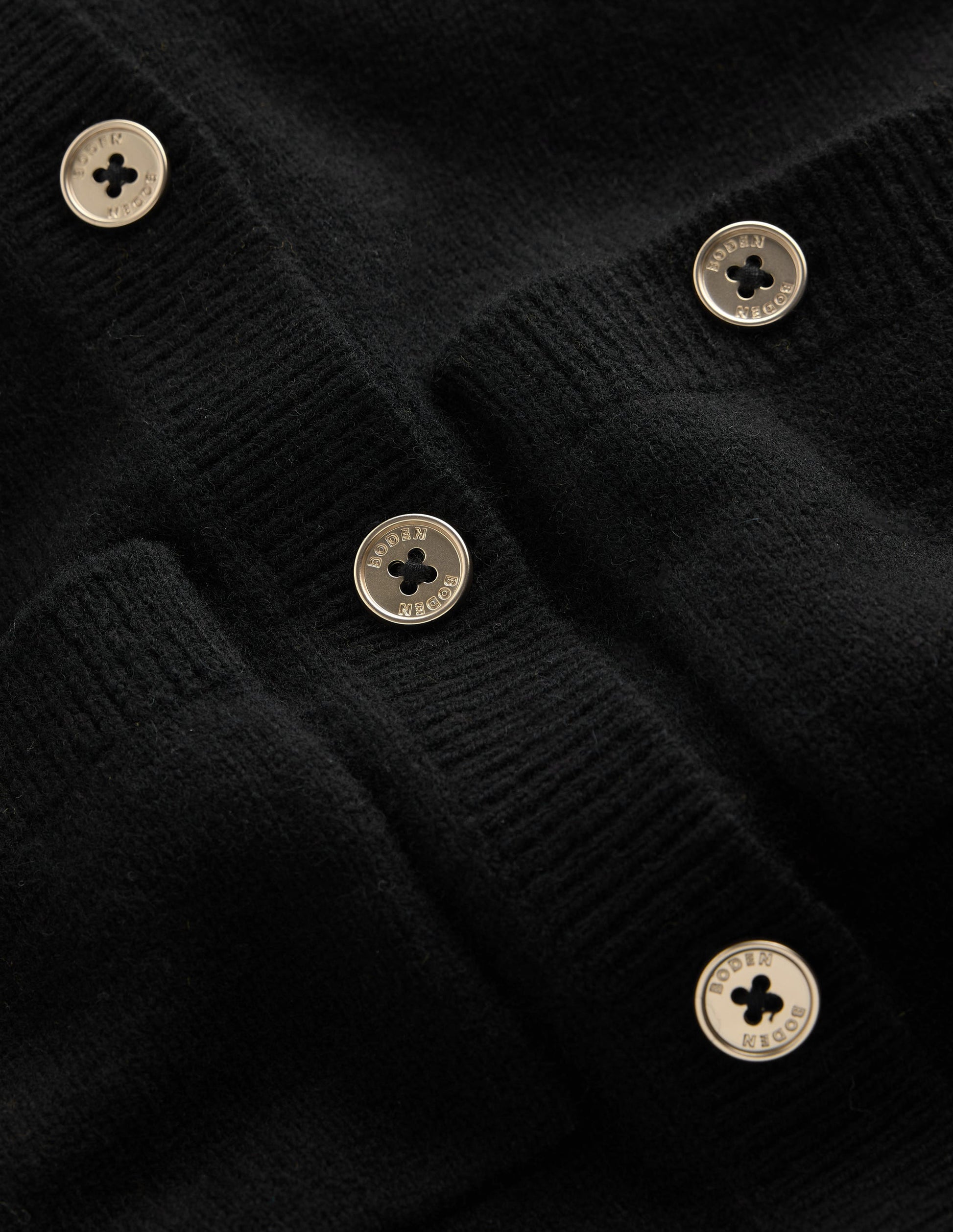 Marianne Merino Wool Cardigan-Black-5