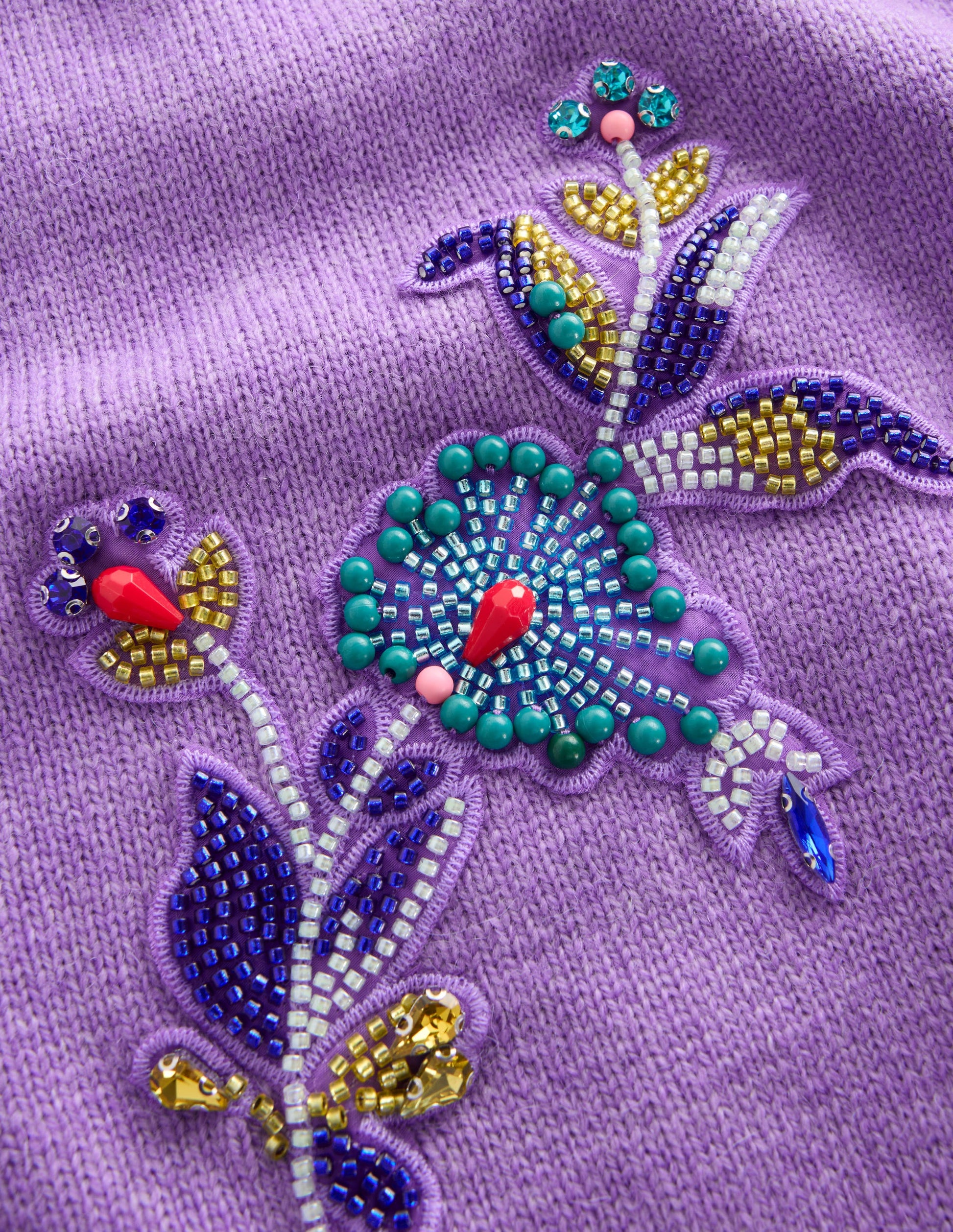 Ria Embellished Knit T-Shirt-Amethyst Purple-8