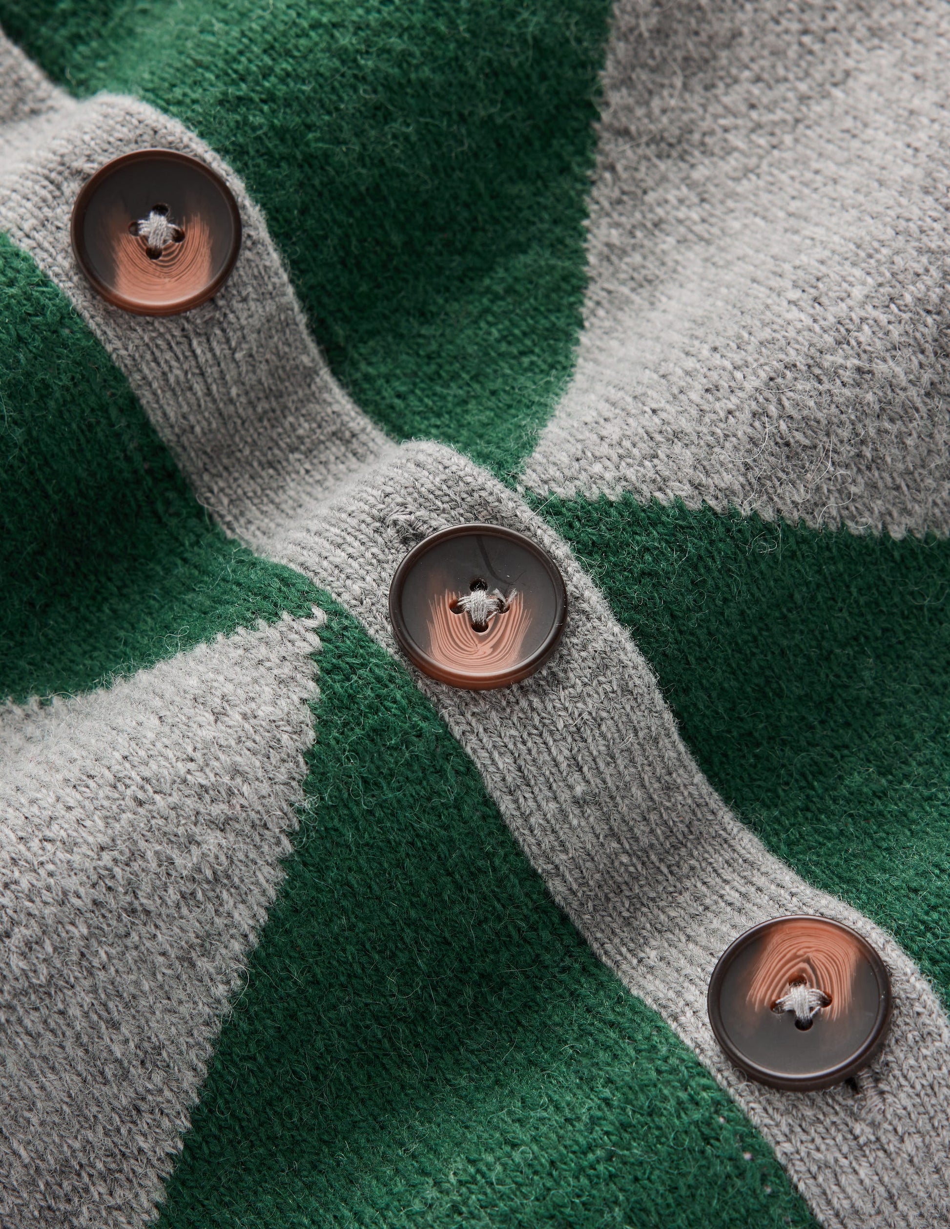 Jemma Jacquard Knit Cardigan-Hunter Green Argyle-7