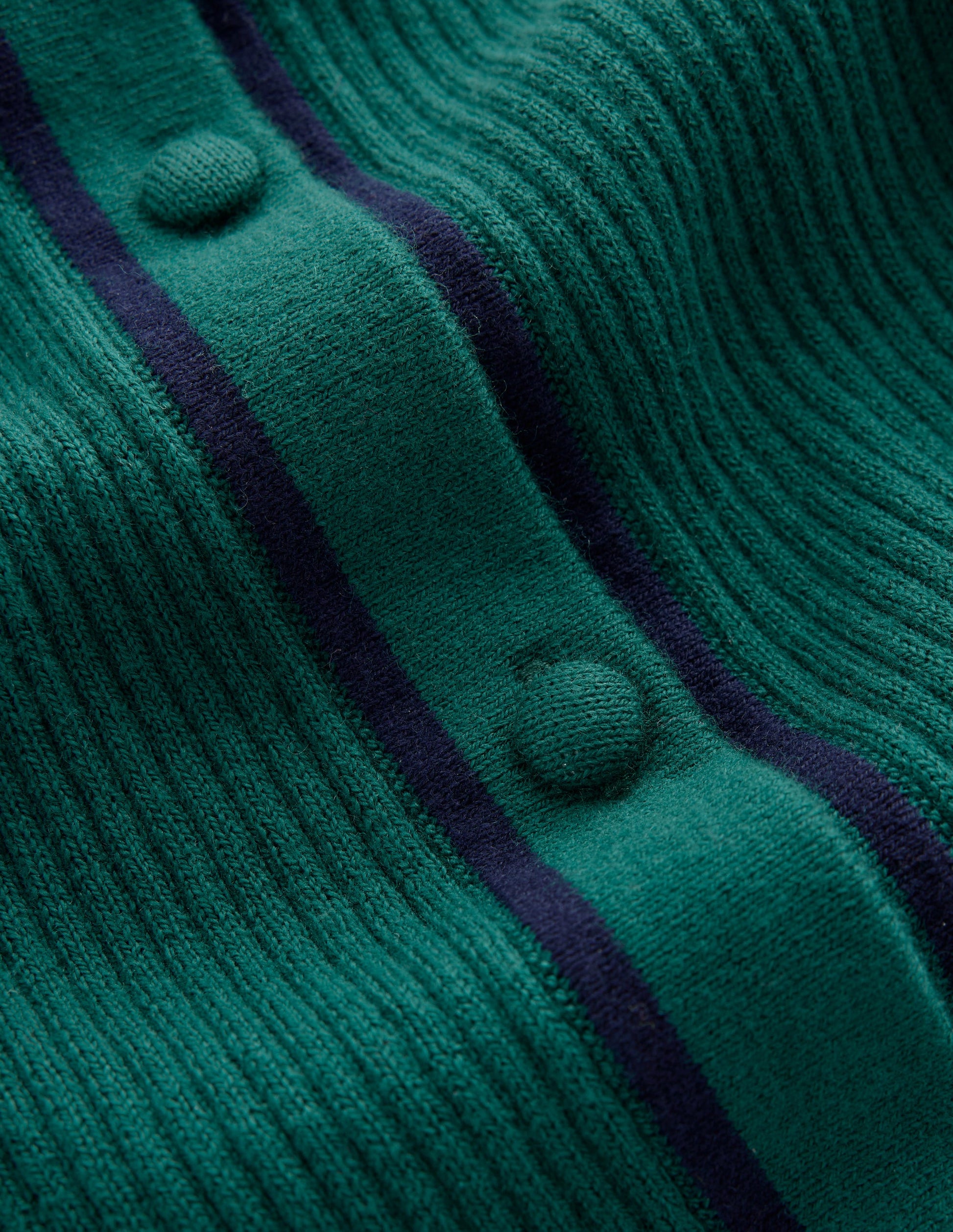 Paula Ribbed Crew Cardigan-Midnight Teal-7